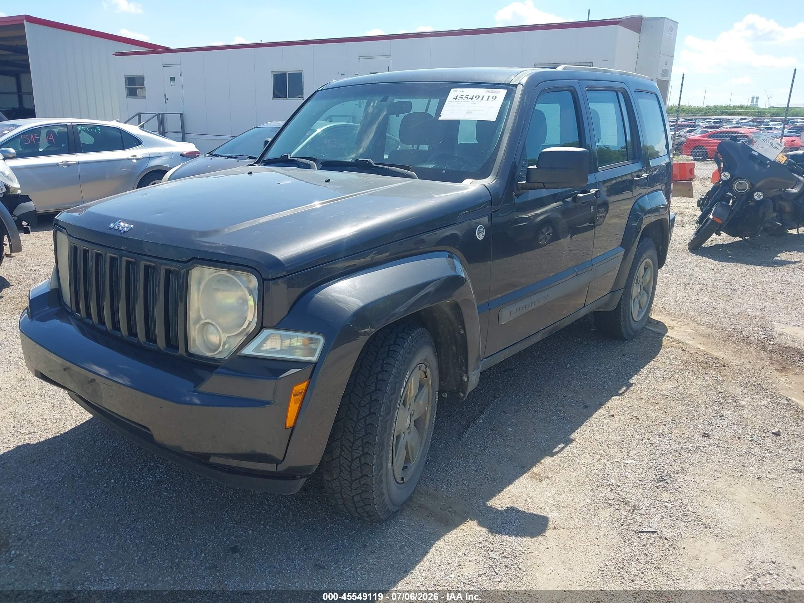 2011 Jeep Liberty Sport Black vin: 1J4PN2GK3BW595472
