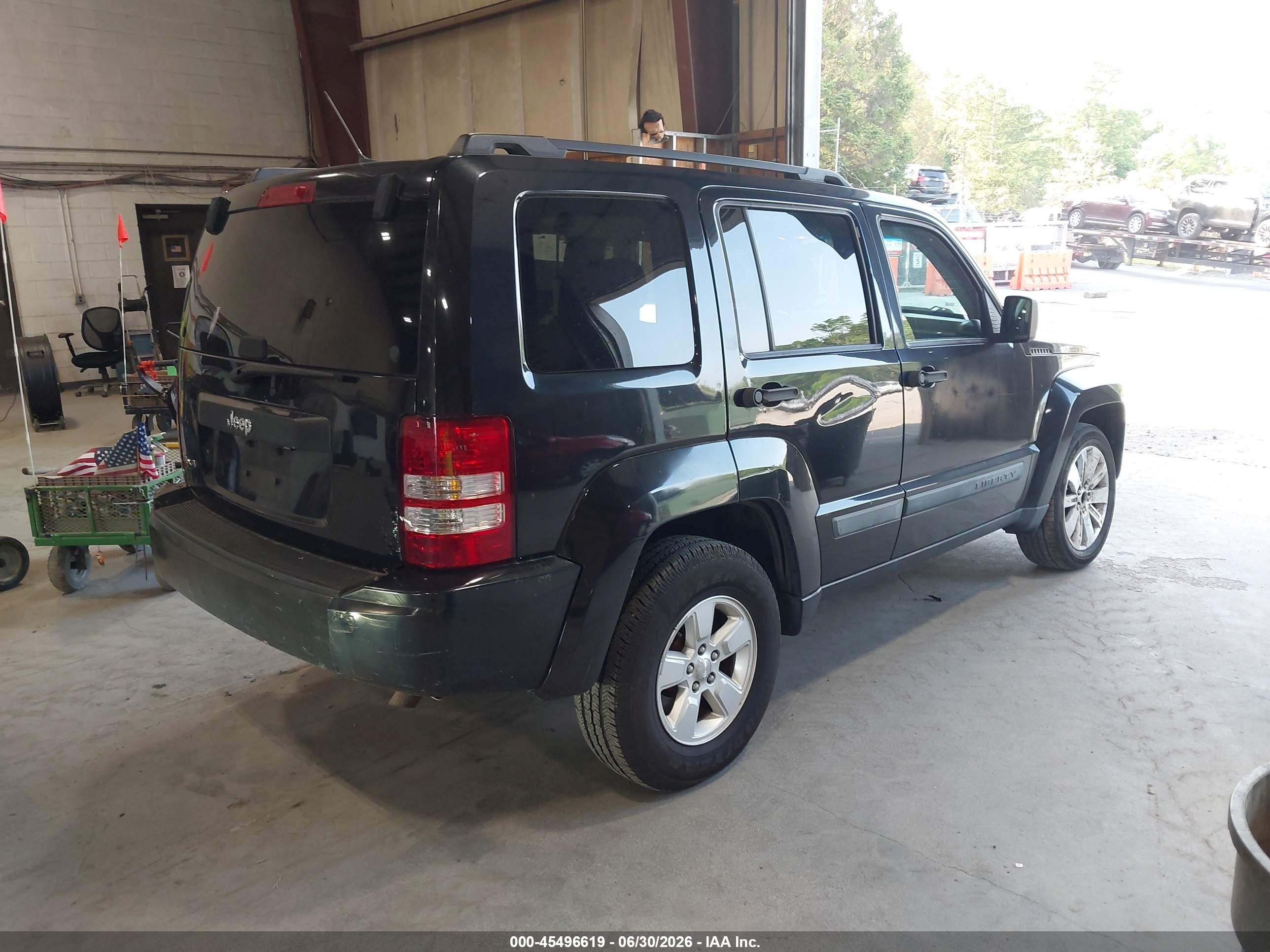2010 Jeep Liberty Sport Black vin: 1J4PN2GK4AW115132