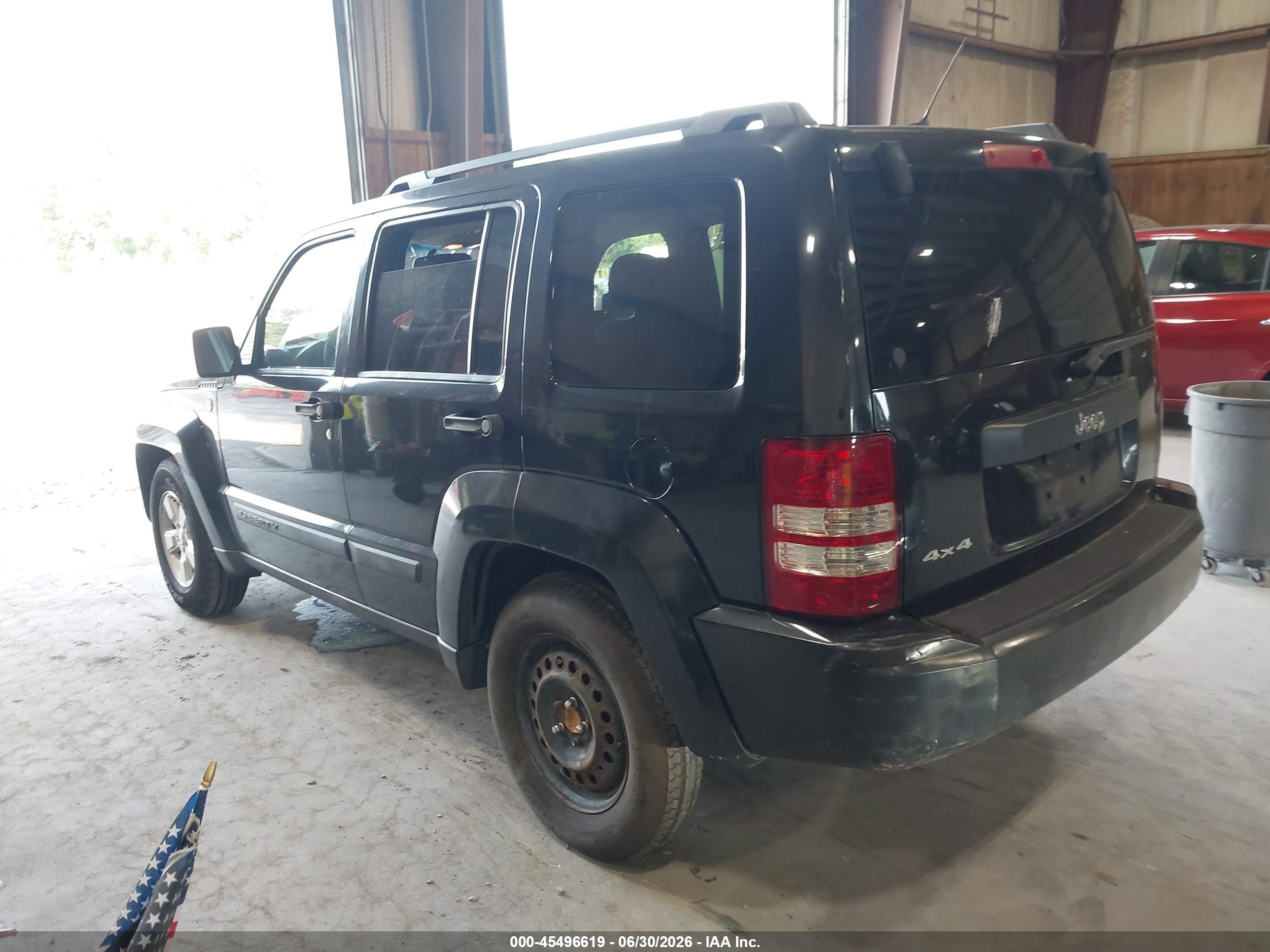 2010 Jeep Liberty Sport Black vin: 1J4PN2GK4AW115132