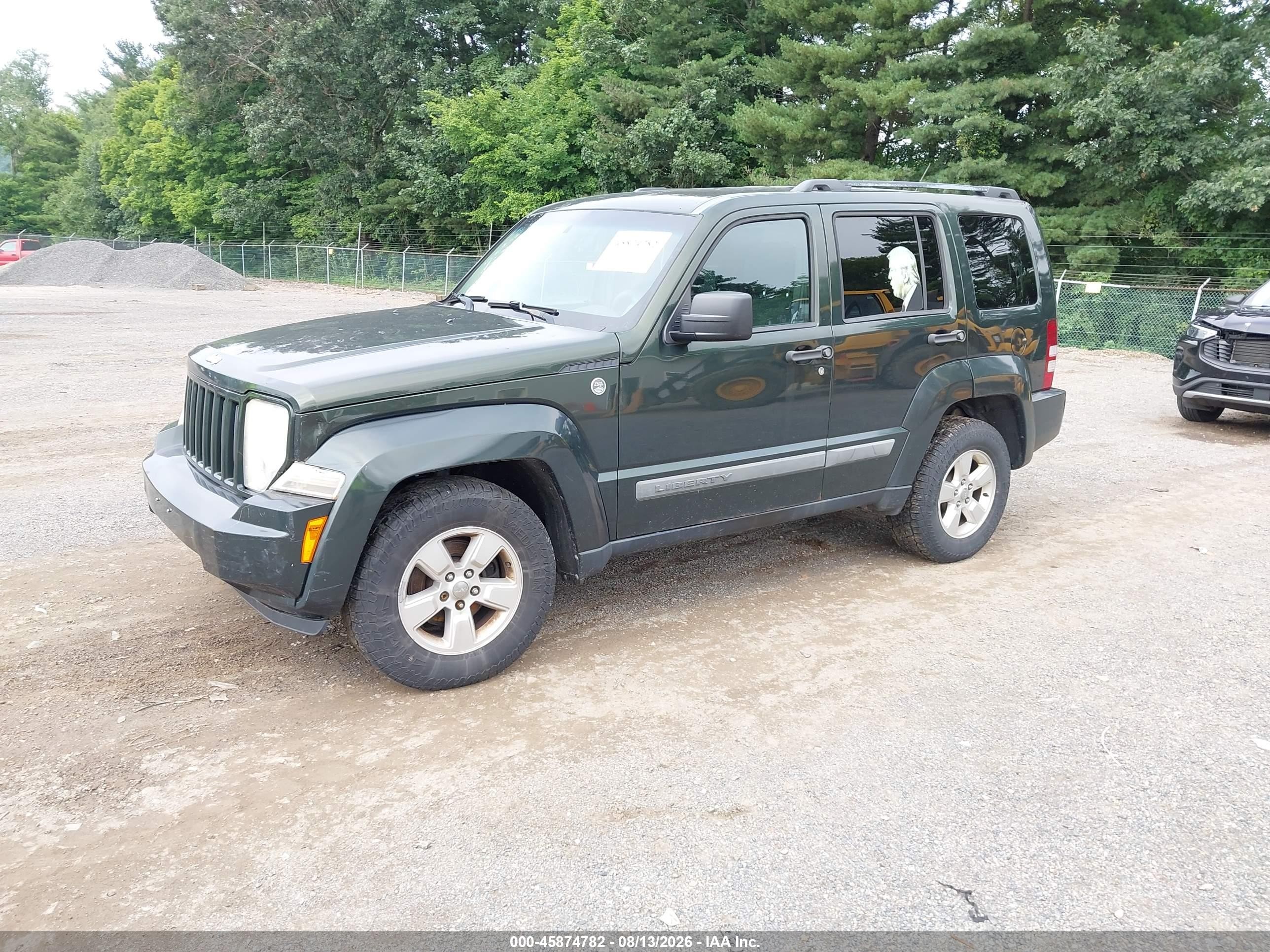 2010 Jeep Liberty Sport Green vin: 1J4PN2GK4AW141312