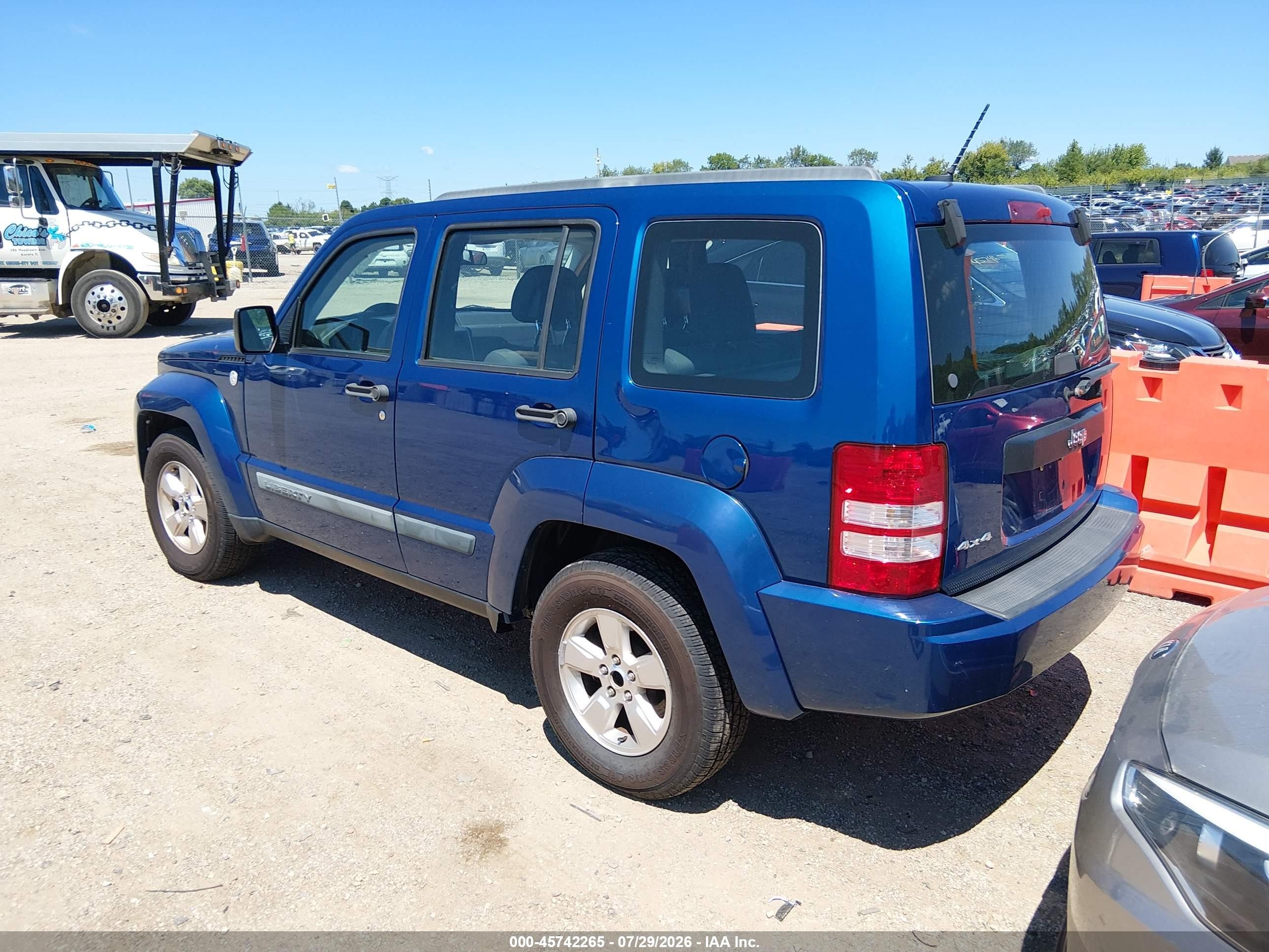 2010 Jeep Liberty Sport Blue vin: 1J4PN2GK4AW168770