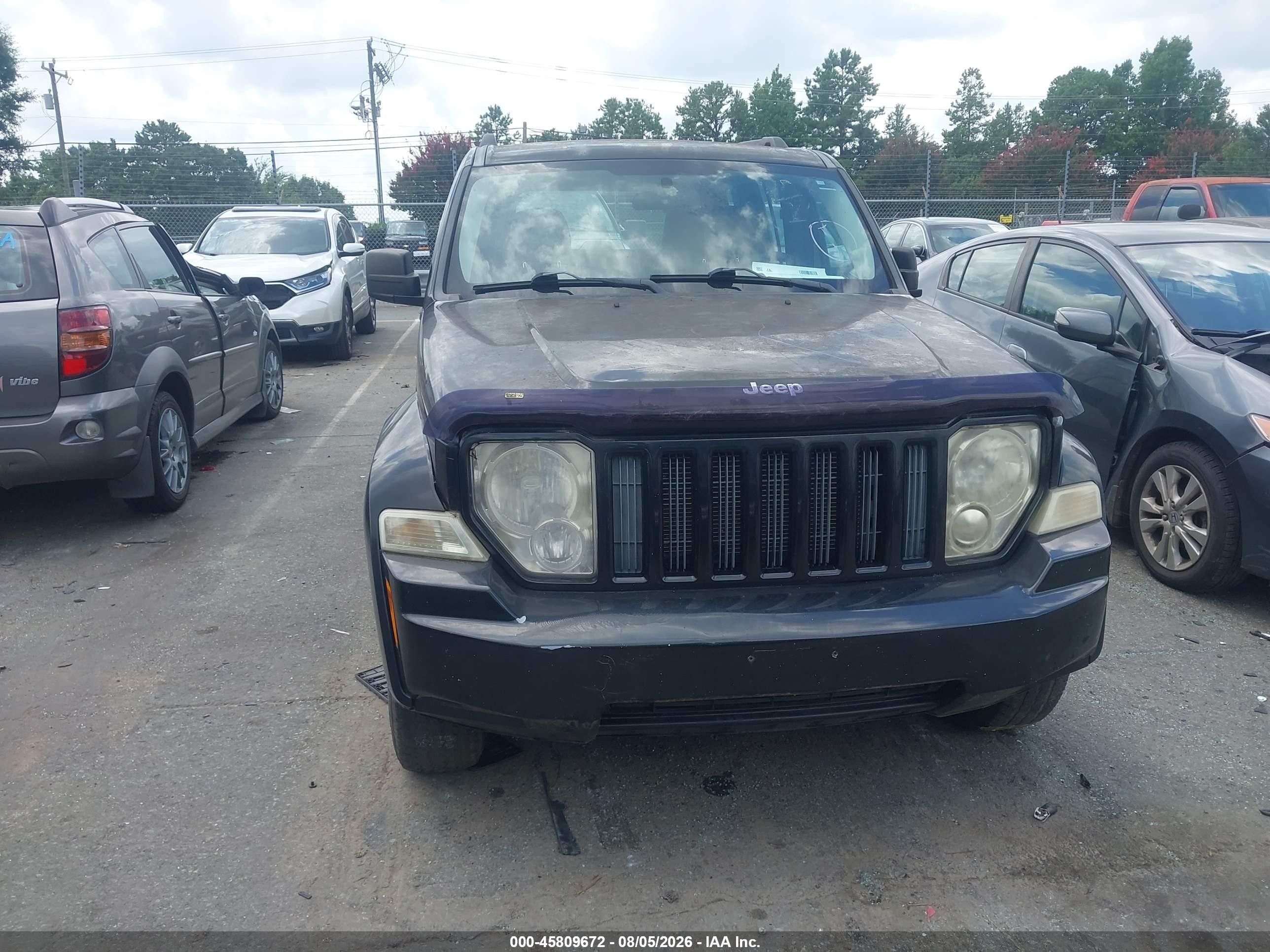 2010 Jeep Liberty Sport Черный vin: 1J4PN2GK4AW171149