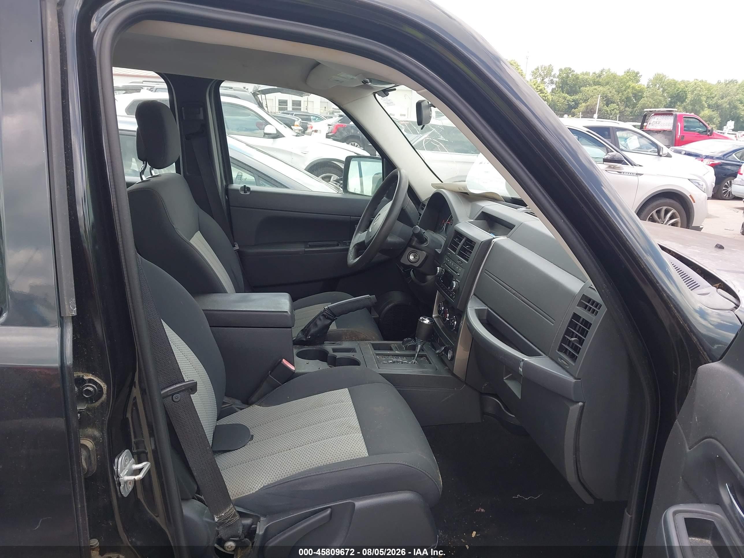 2010 Jeep Liberty Sport Черный vin: 1J4PN2GK4AW171149