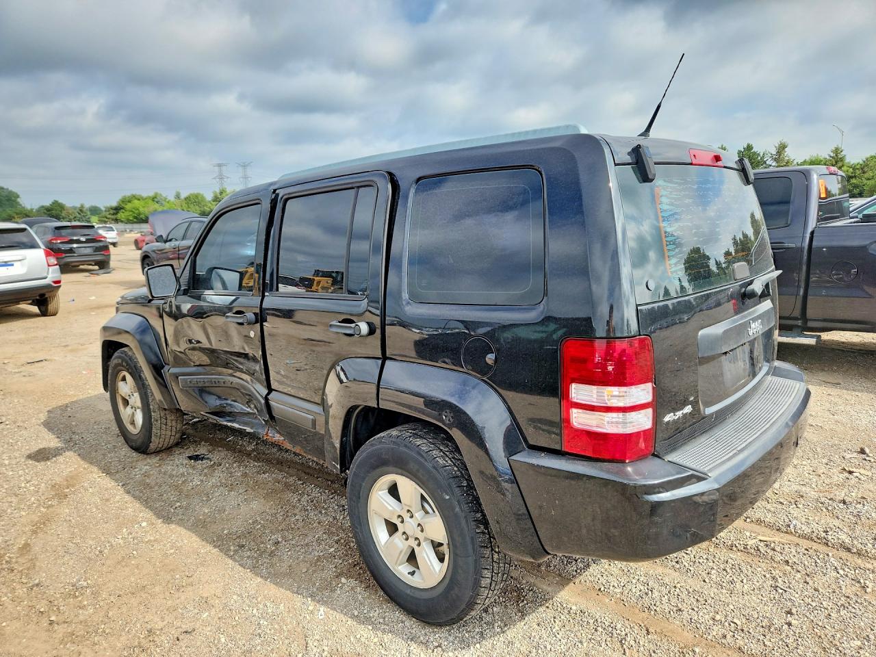 2011 Jeep Liberty Sport Black vin: 1J4PN2GK4BW524832