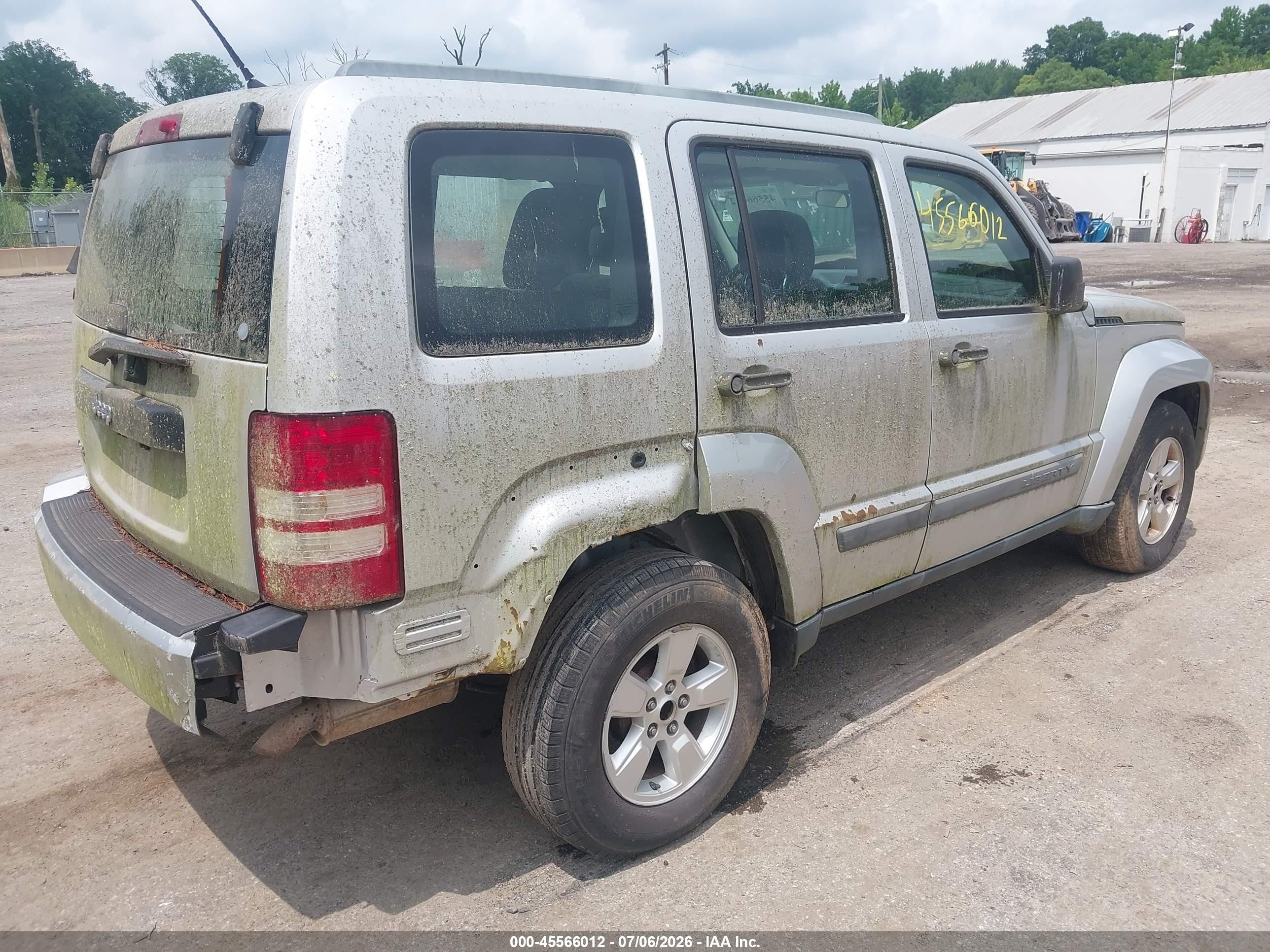 2011 Jeep Liberty Sport Silver vin: 1J4PN2GK4BW557510