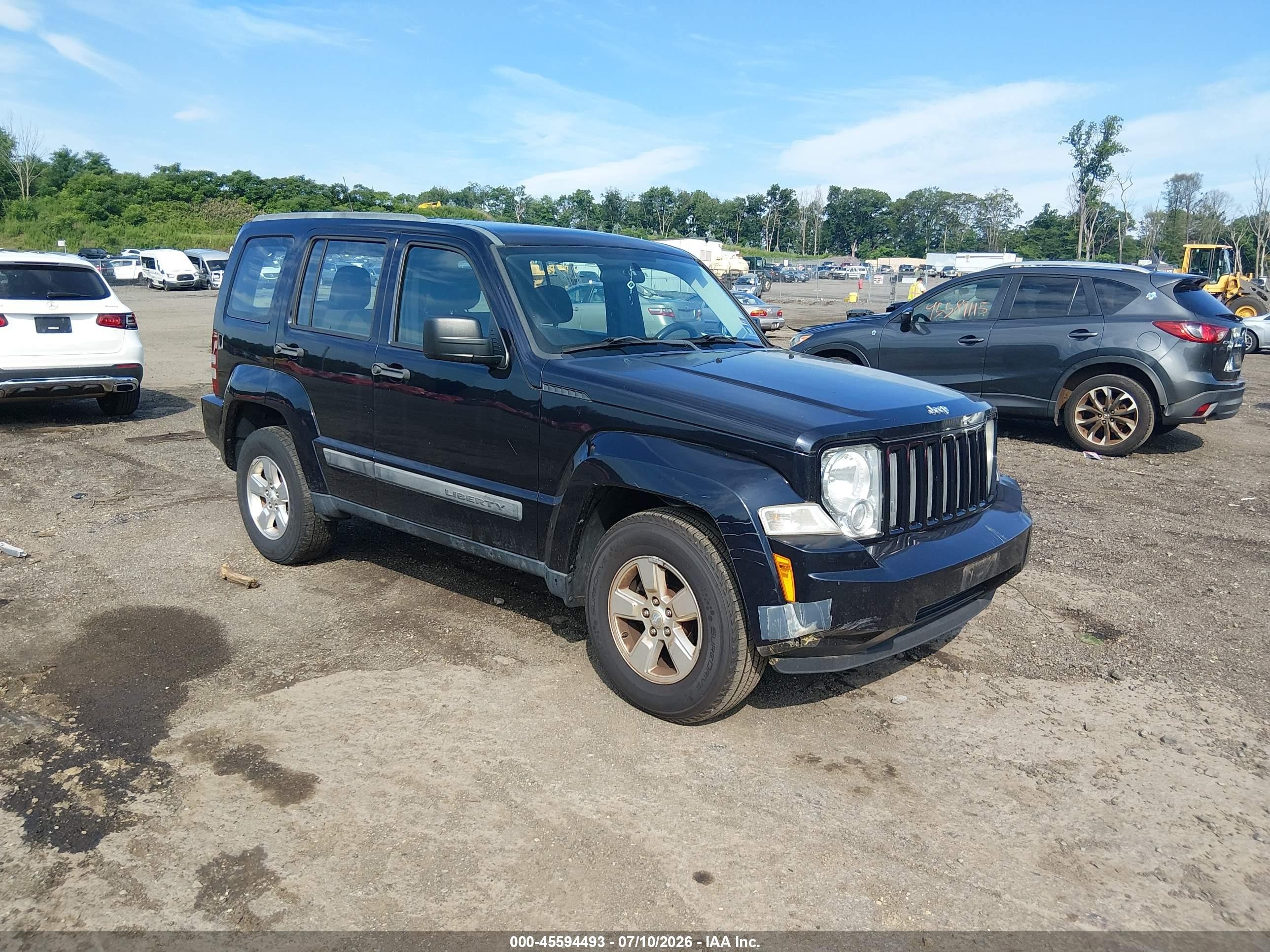 2011 Jeep Liberty Sport Black vin: 1J4PN2GK4BW560228