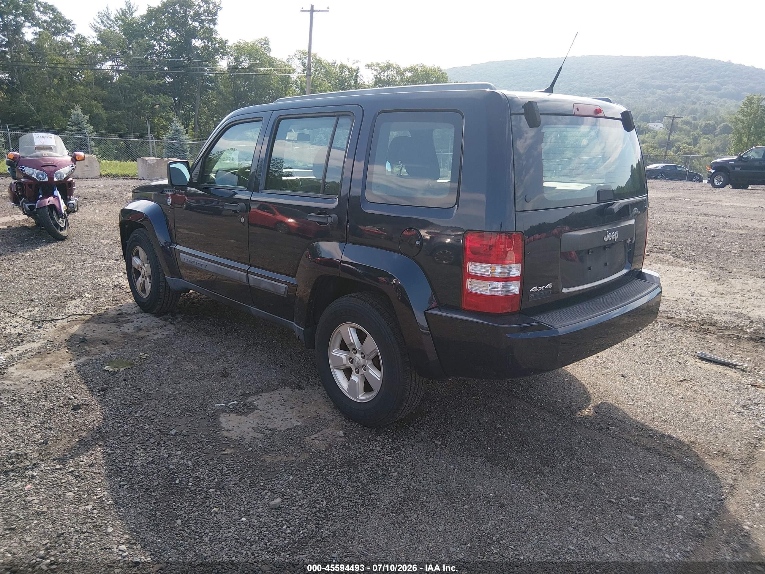 2011 Jeep Liberty Sport Black vin: 1J4PN2GK4BW560228
