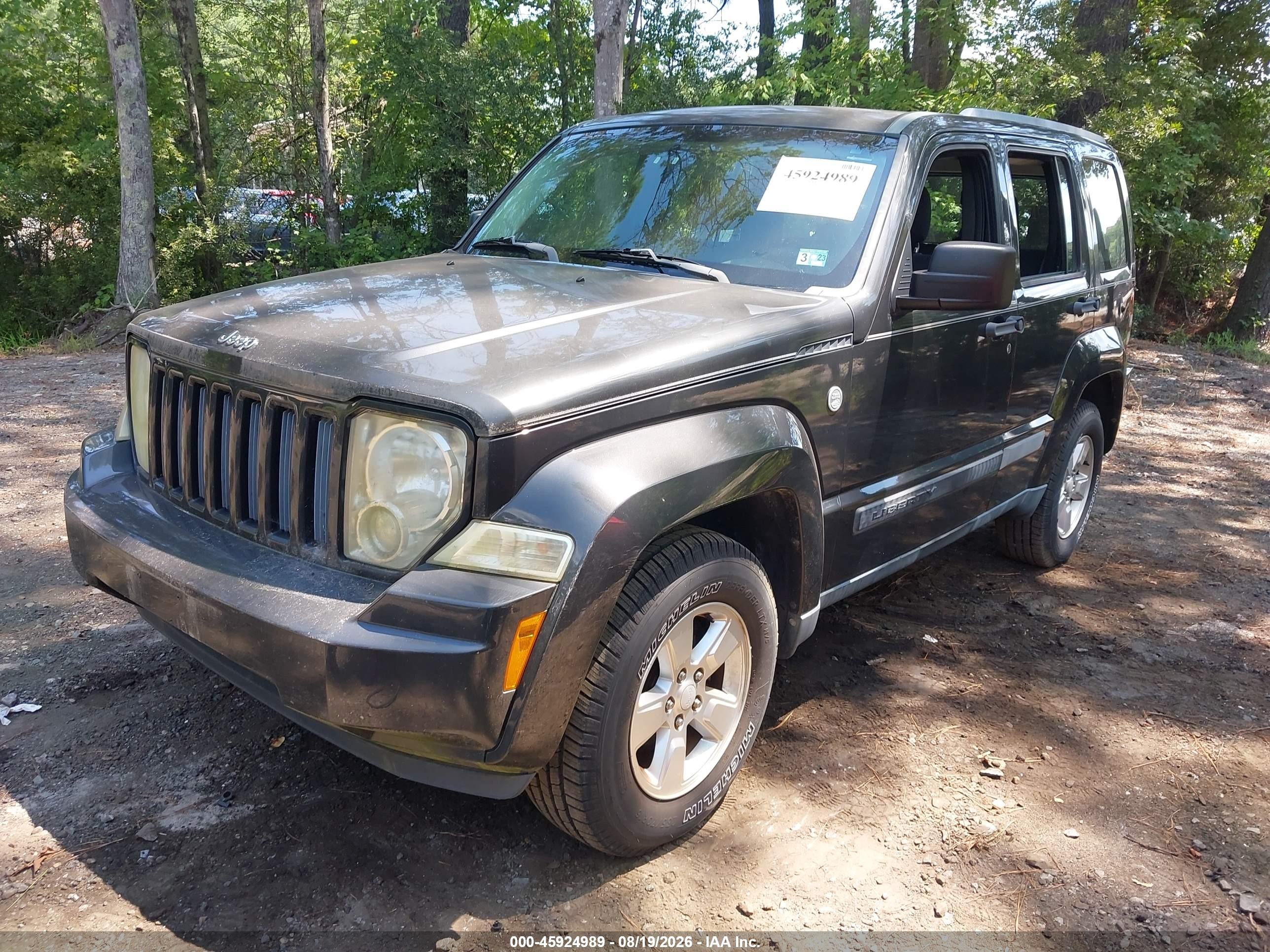 2011 Jeep Liberty Sport Black vin: 1J4PN2GK4BW579782