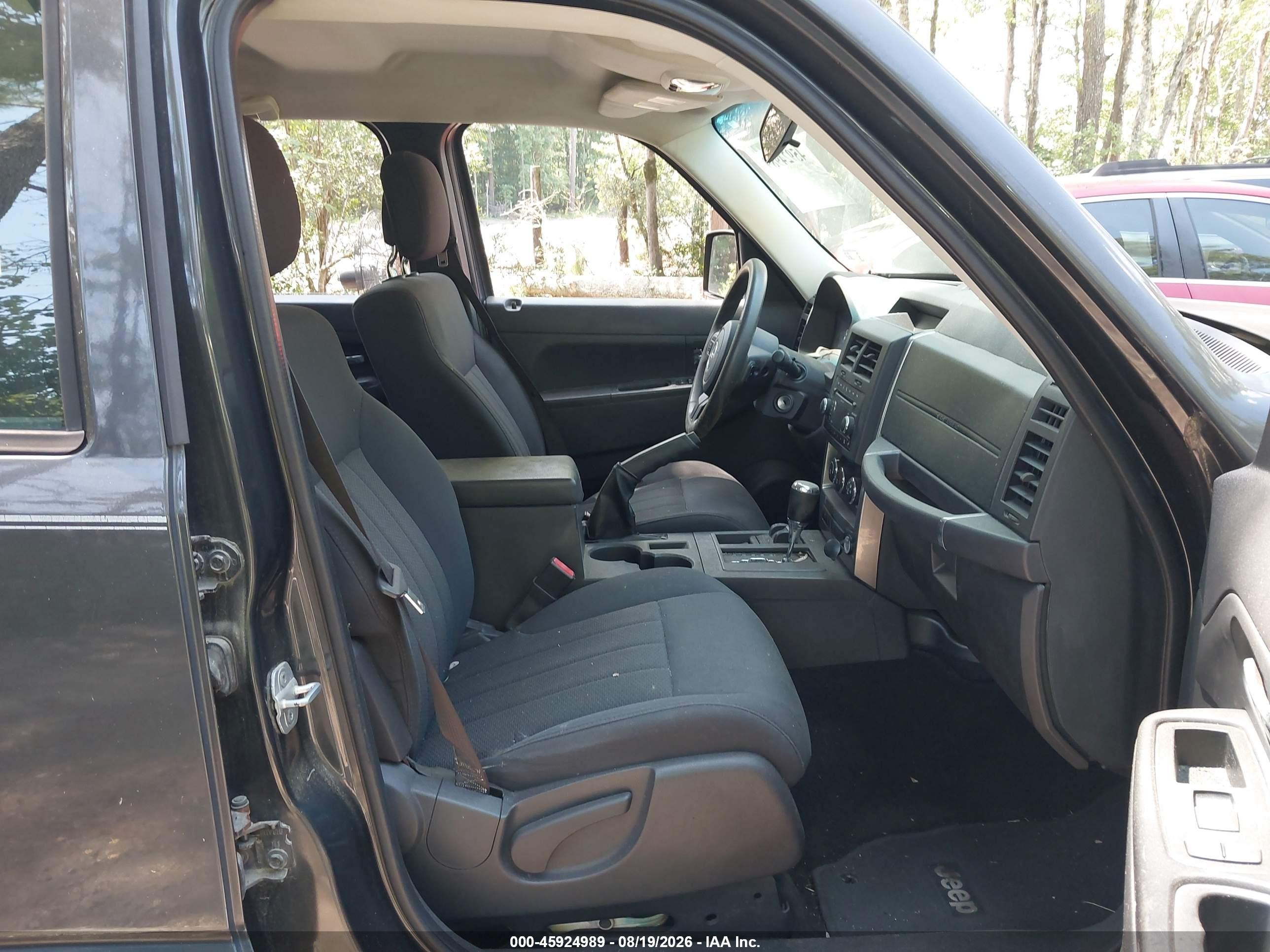 2011 Jeep Liberty Sport Black vin: 1J4PN2GK4BW579782