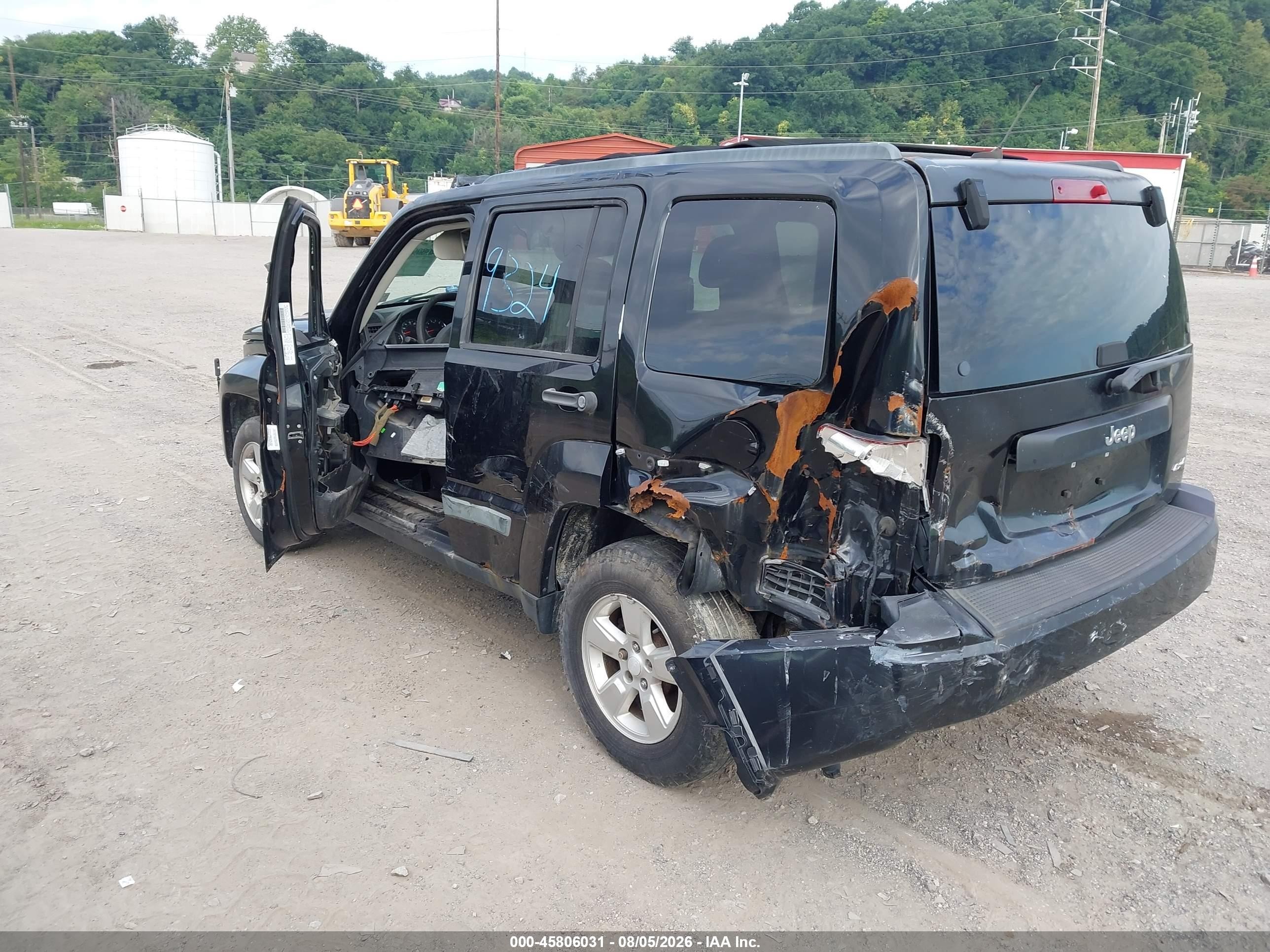 2010 Jeep Liberty Sport Черный vin: 1J4PN2GK5AW119027