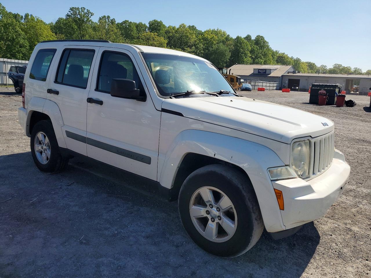 2010 Jeep Liberty Sport Белый vin: 1J4PN2GK5AW133025