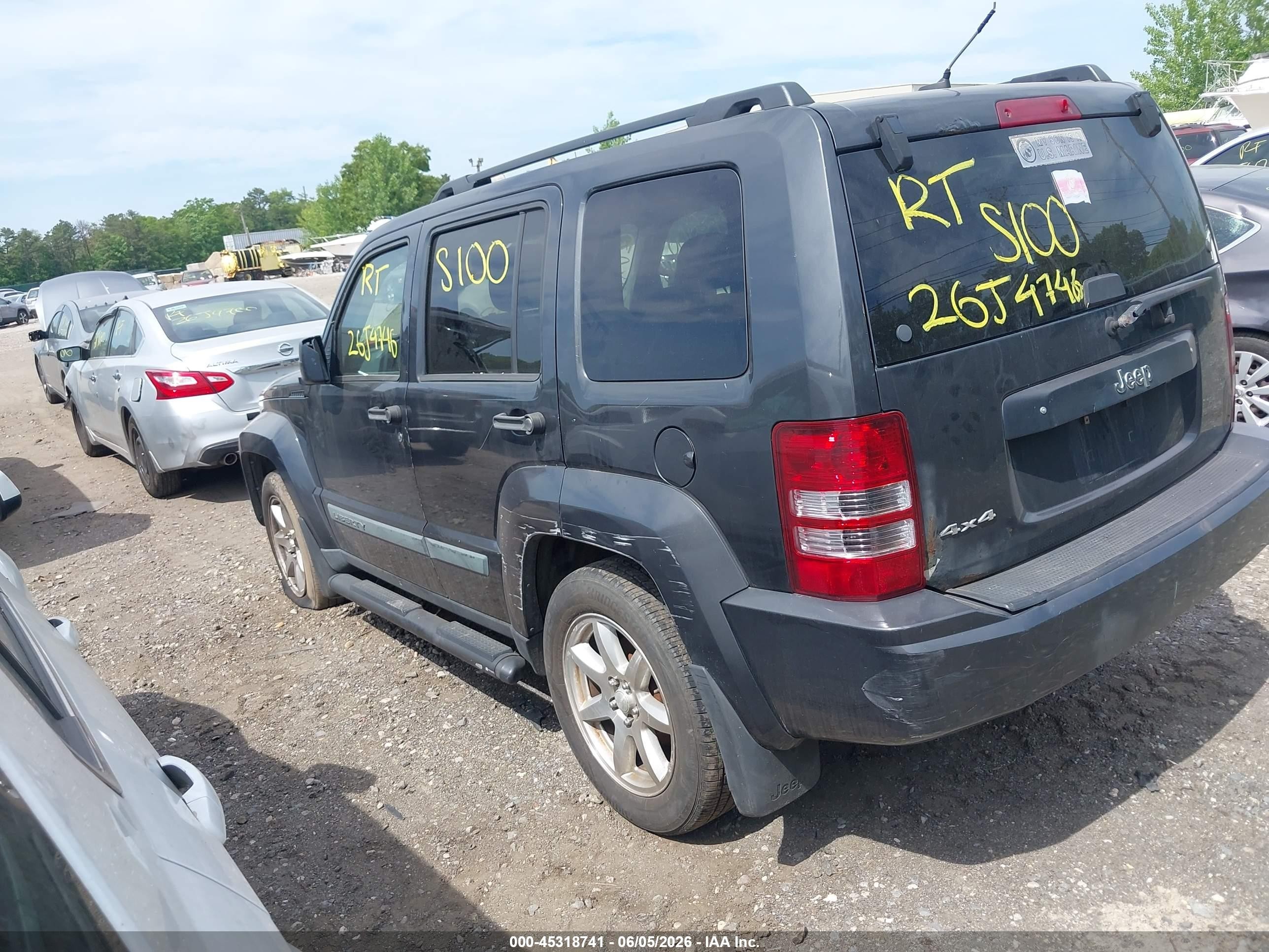 2010 Jeep Liberty Sport Gray vin: 1J4PN2GK5AW136409