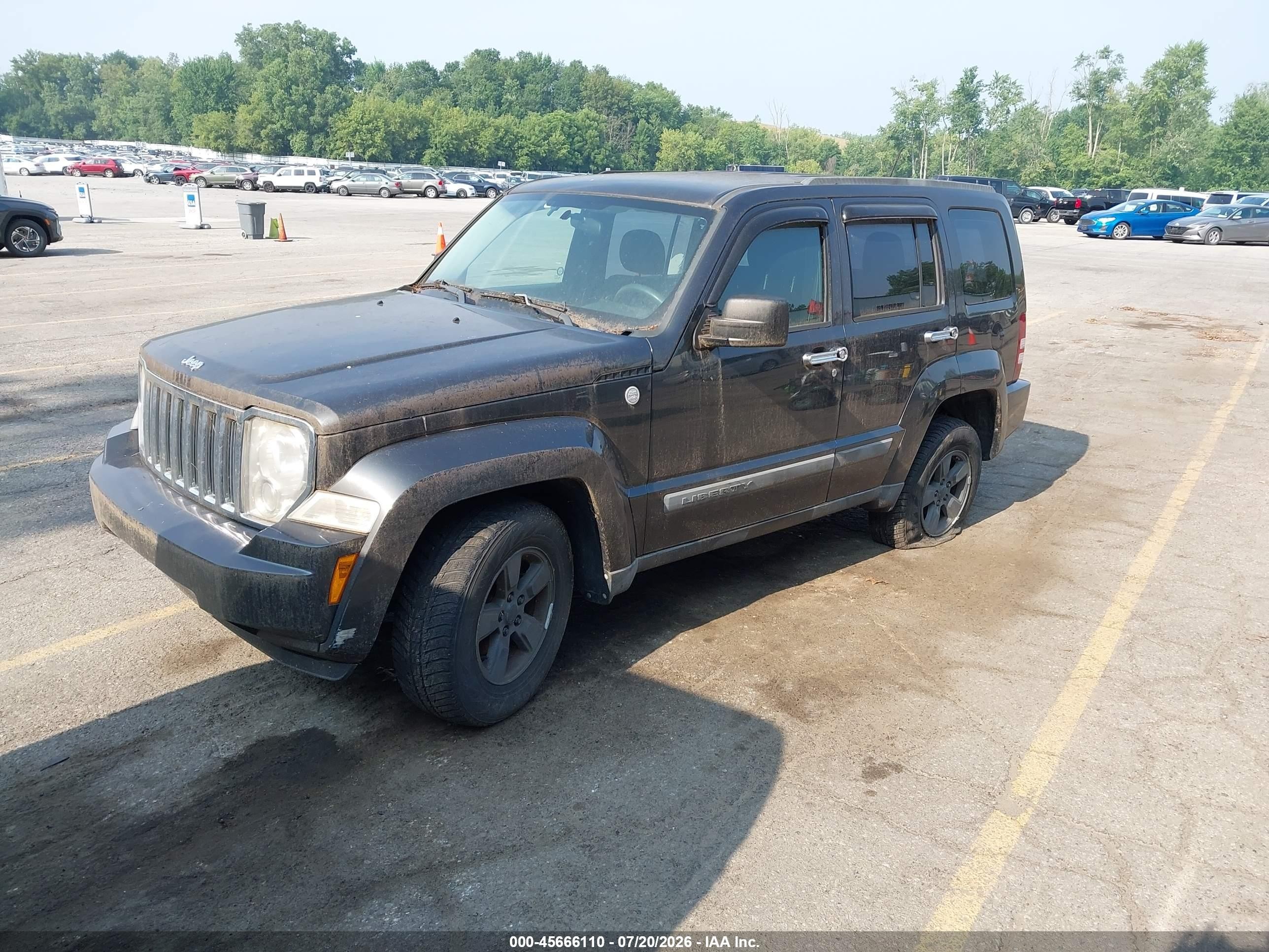 2011 Jeep Liberty Sport Black vin: 1J4PN2GK5BW501897