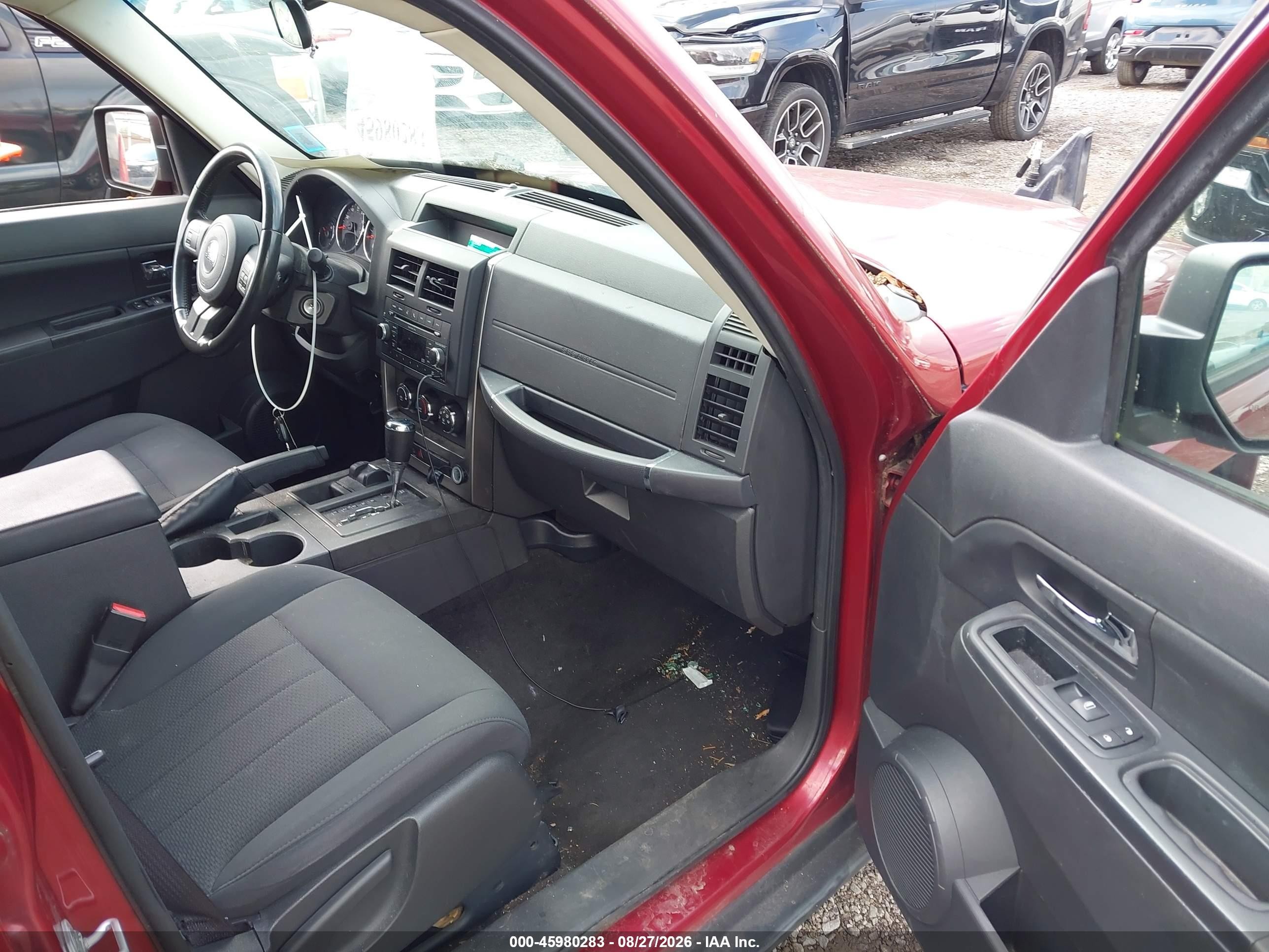 2011 Jeep Liberty Sport Красный vin: 1J4PN2GK5BW534687