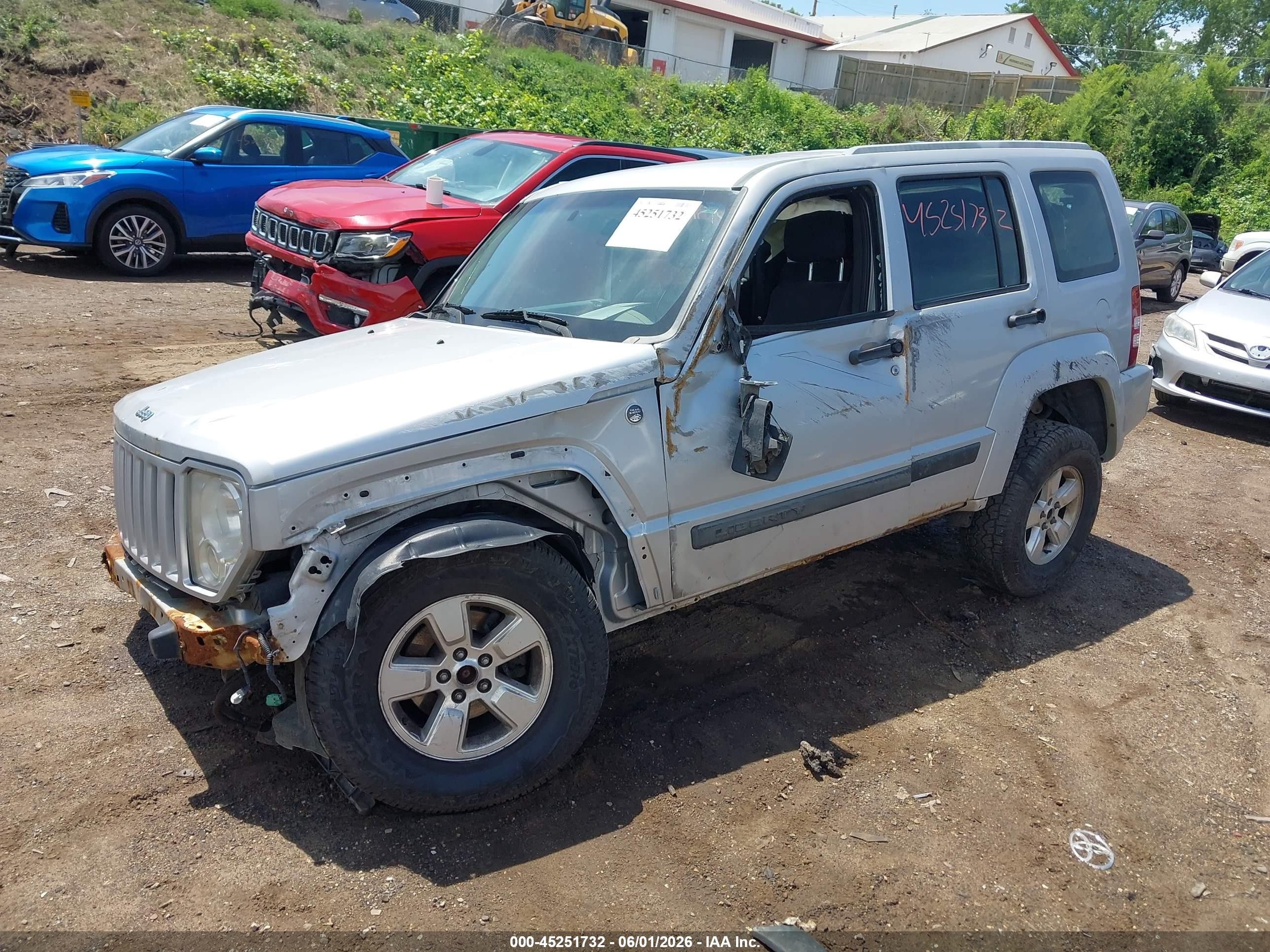 2011 Jeep Liberty Sport Silver vin: 1J4PN2GK5BW586501