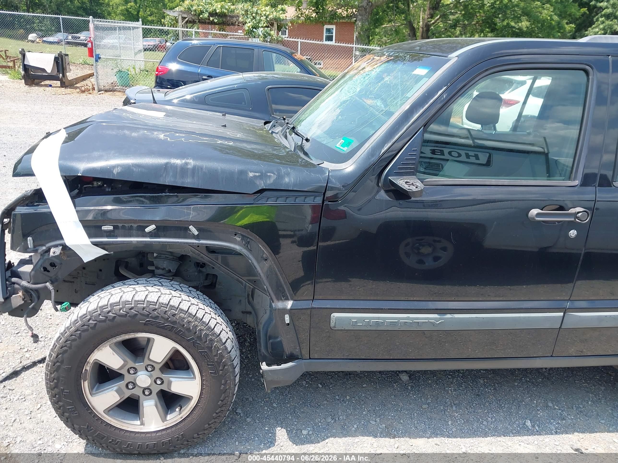 2010 Jeep Liberty Sport Black vin: 1J4PN2GK6AW101183