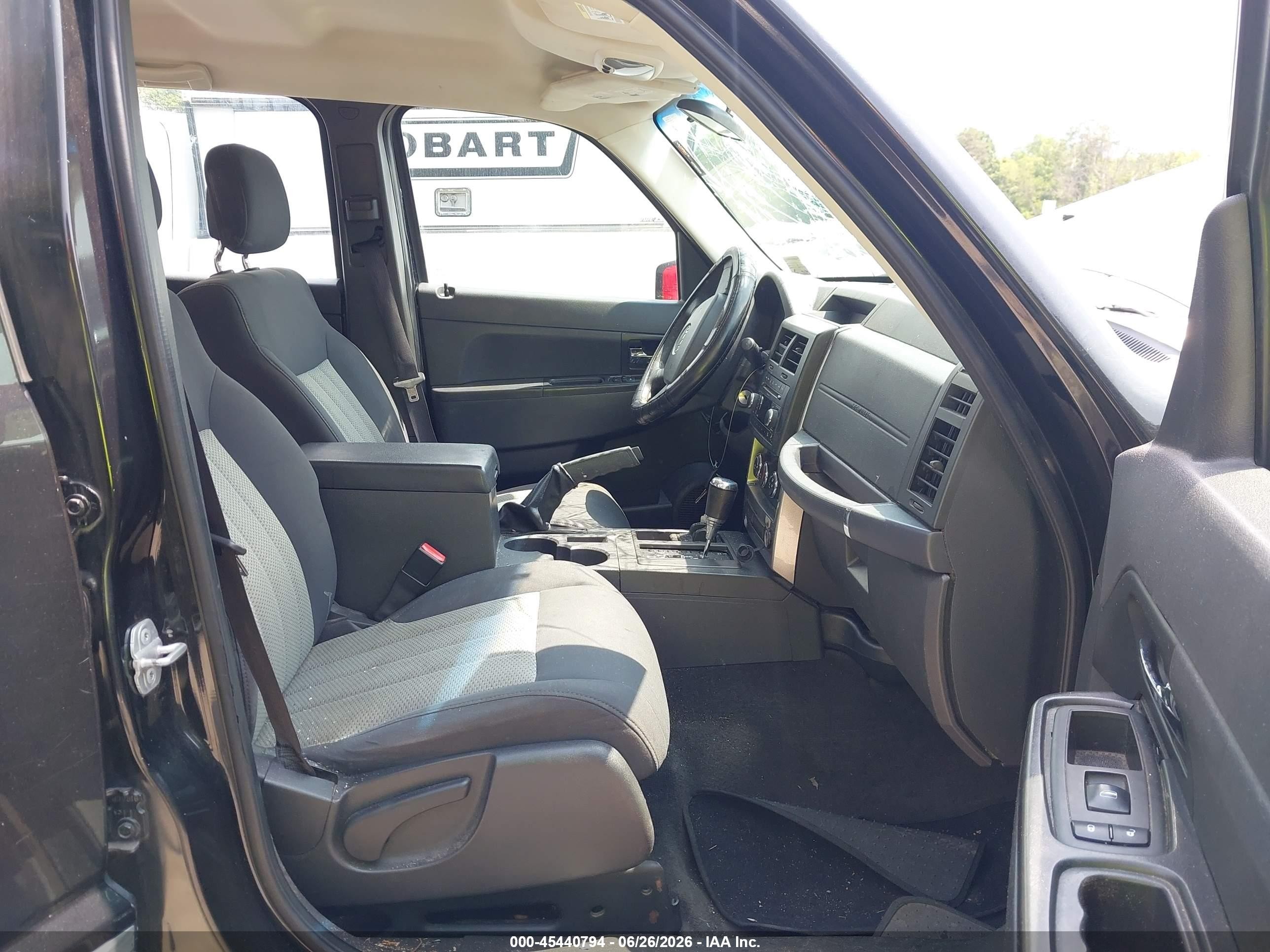 2010 Jeep Liberty Sport Black vin: 1J4PN2GK6AW101183