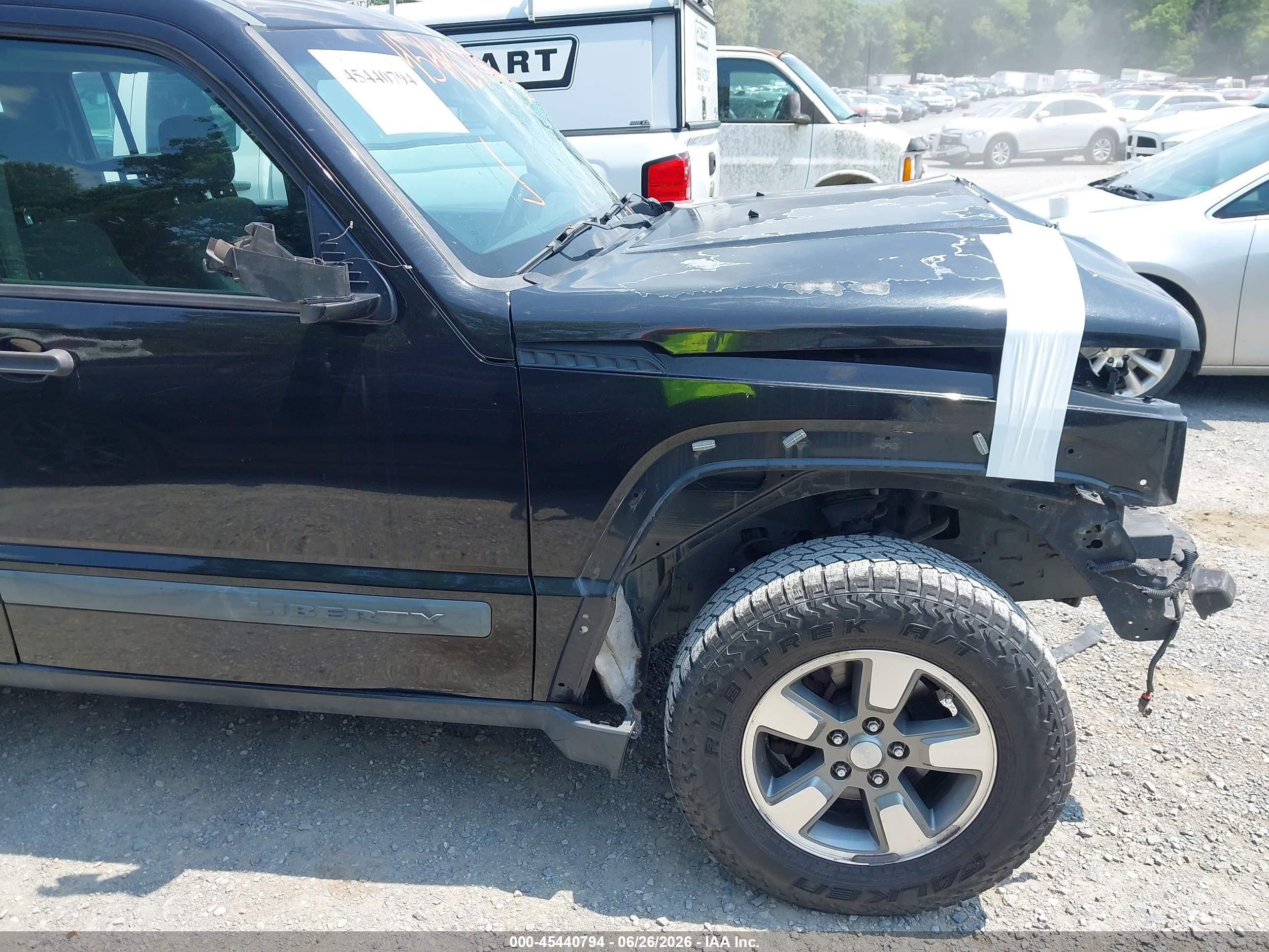 2010 Jeep Liberty Sport Black vin: 1J4PN2GK6AW101183