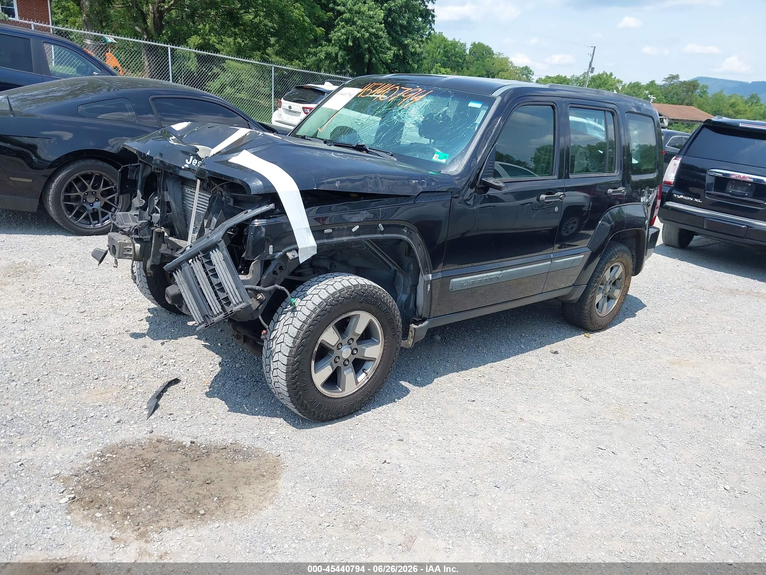 2010 Jeep Liberty Sport Black vin: 1J4PN2GK6AW101183