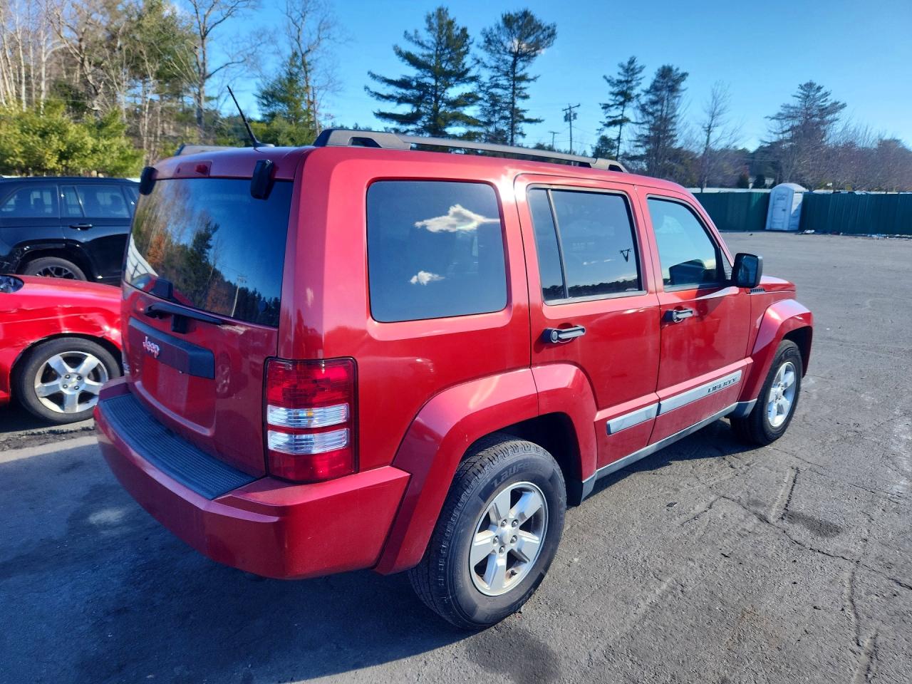 2010 Jeep Liberty Sport Red vin: 1J4PN2GK6AW118498
