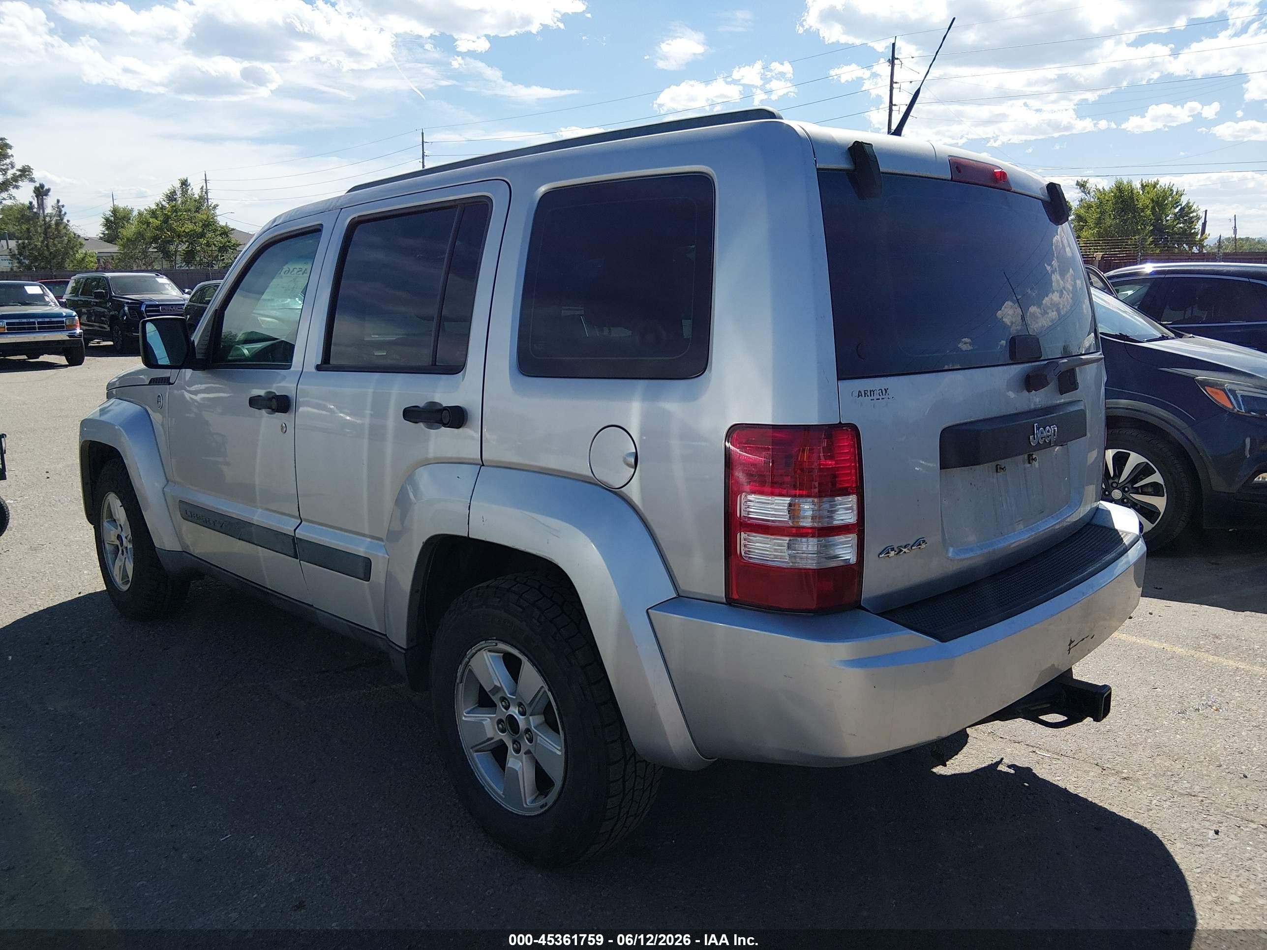 2011 Jeep Liberty Sport Silver vin: 1J4PN2GK6BW548243