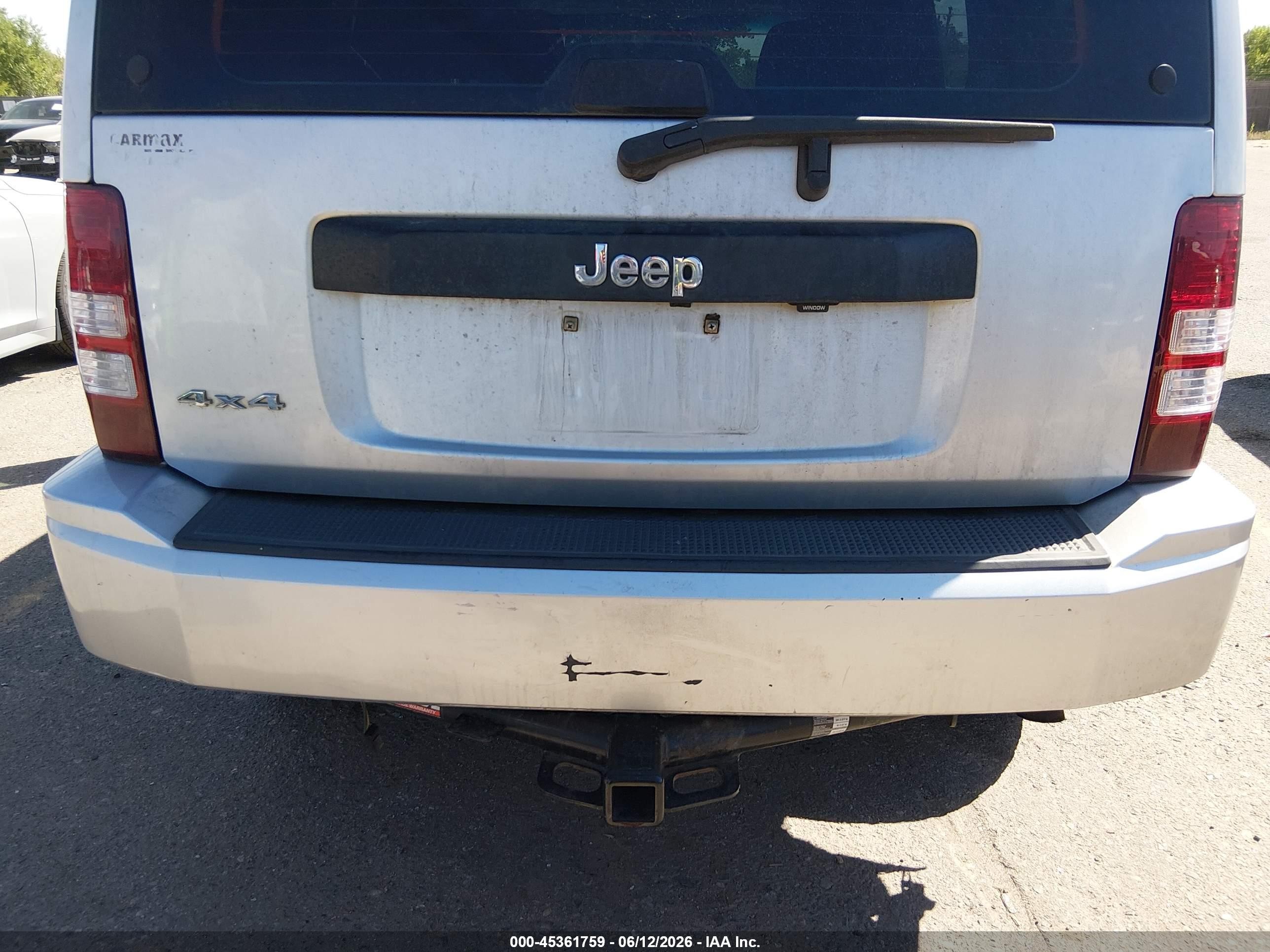 2011 Jeep Liberty Sport Silver vin: 1J4PN2GK6BW548243