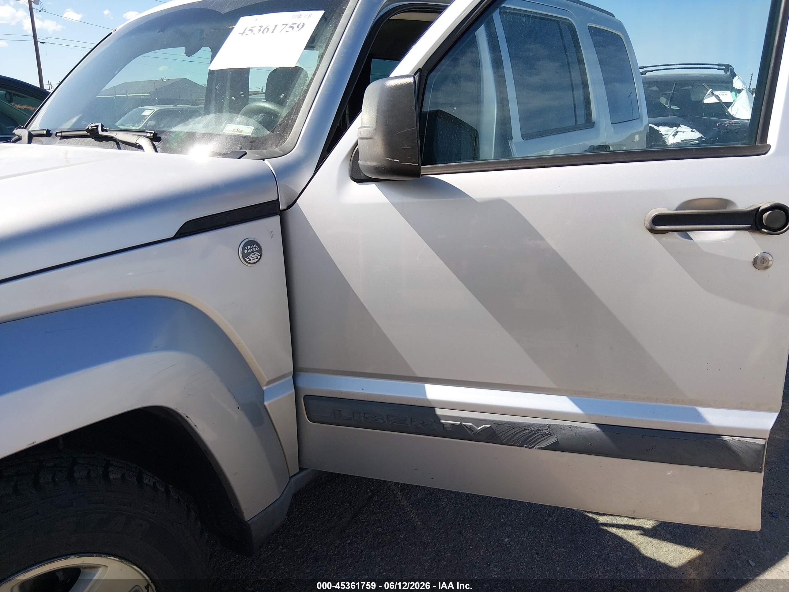 2011 Jeep Liberty Sport Silver vin: 1J4PN2GK6BW548243