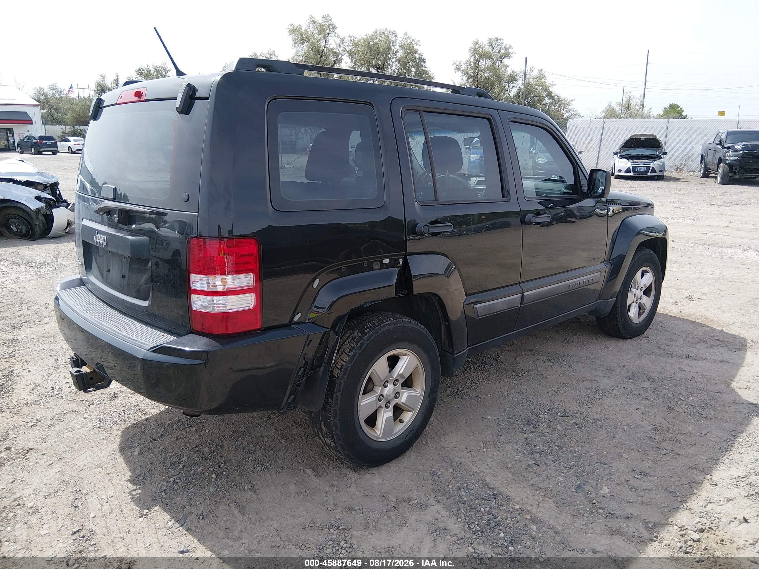 2011 Jeep Liberty Sport Black vin: 1J4PN2GK6BW552597