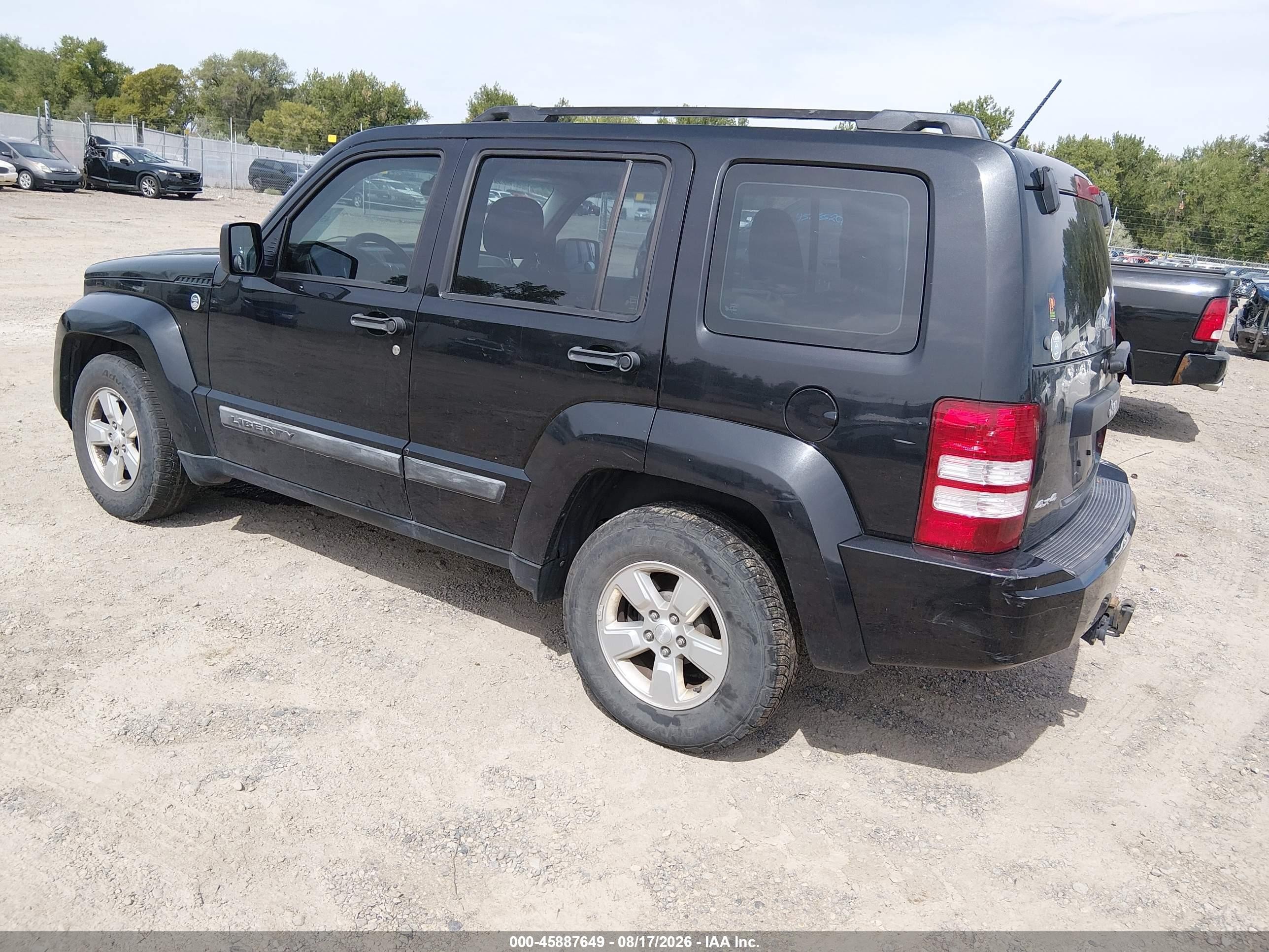 2011 Jeep Liberty Sport Black vin: 1J4PN2GK6BW552597