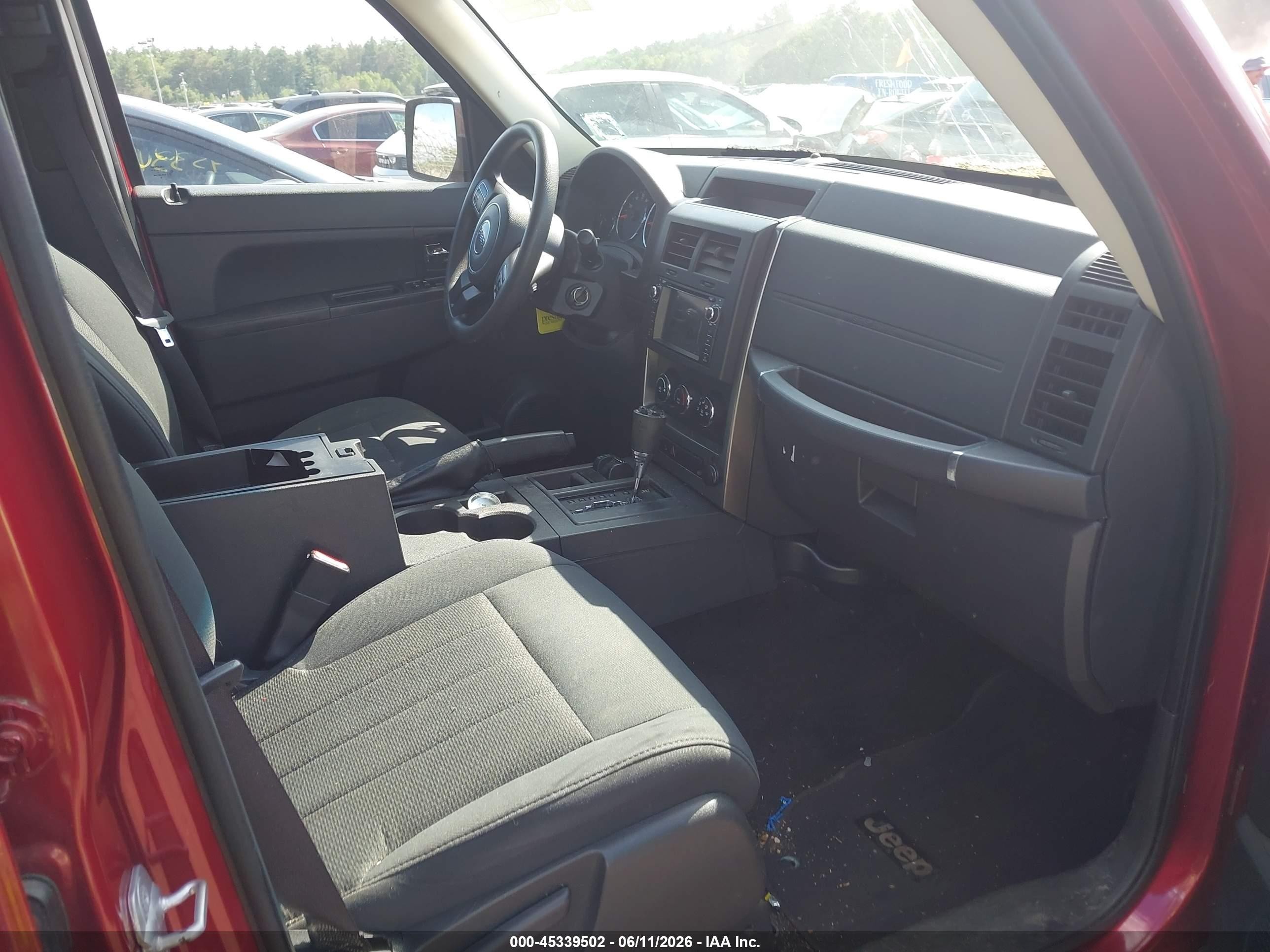 2011 Jeep Liberty Sport Red vin: 1J4PN2GK6BW572624