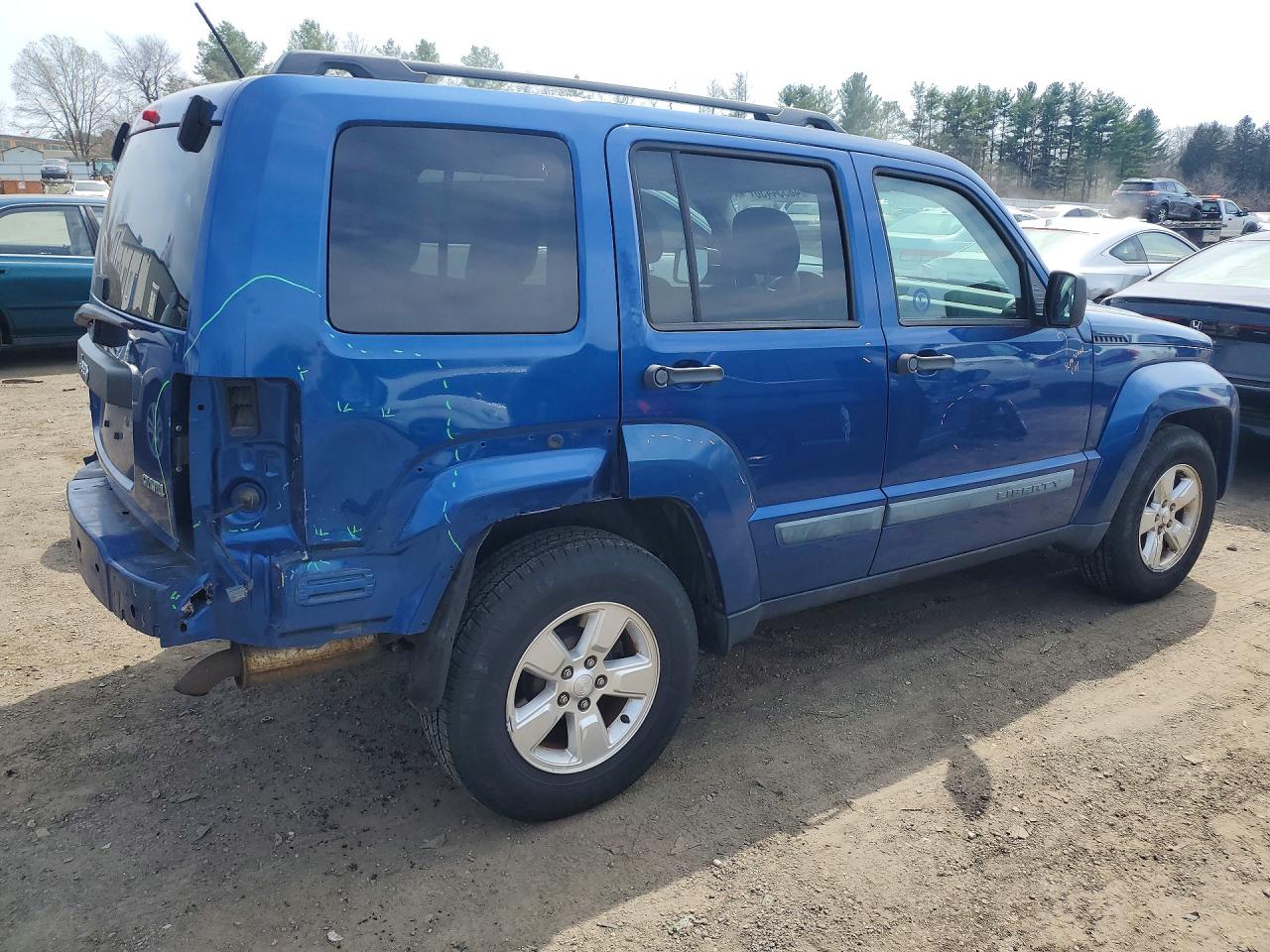 2010 Jeep Liberty Sport Blue vin: 1J4PN2GK7AW120356