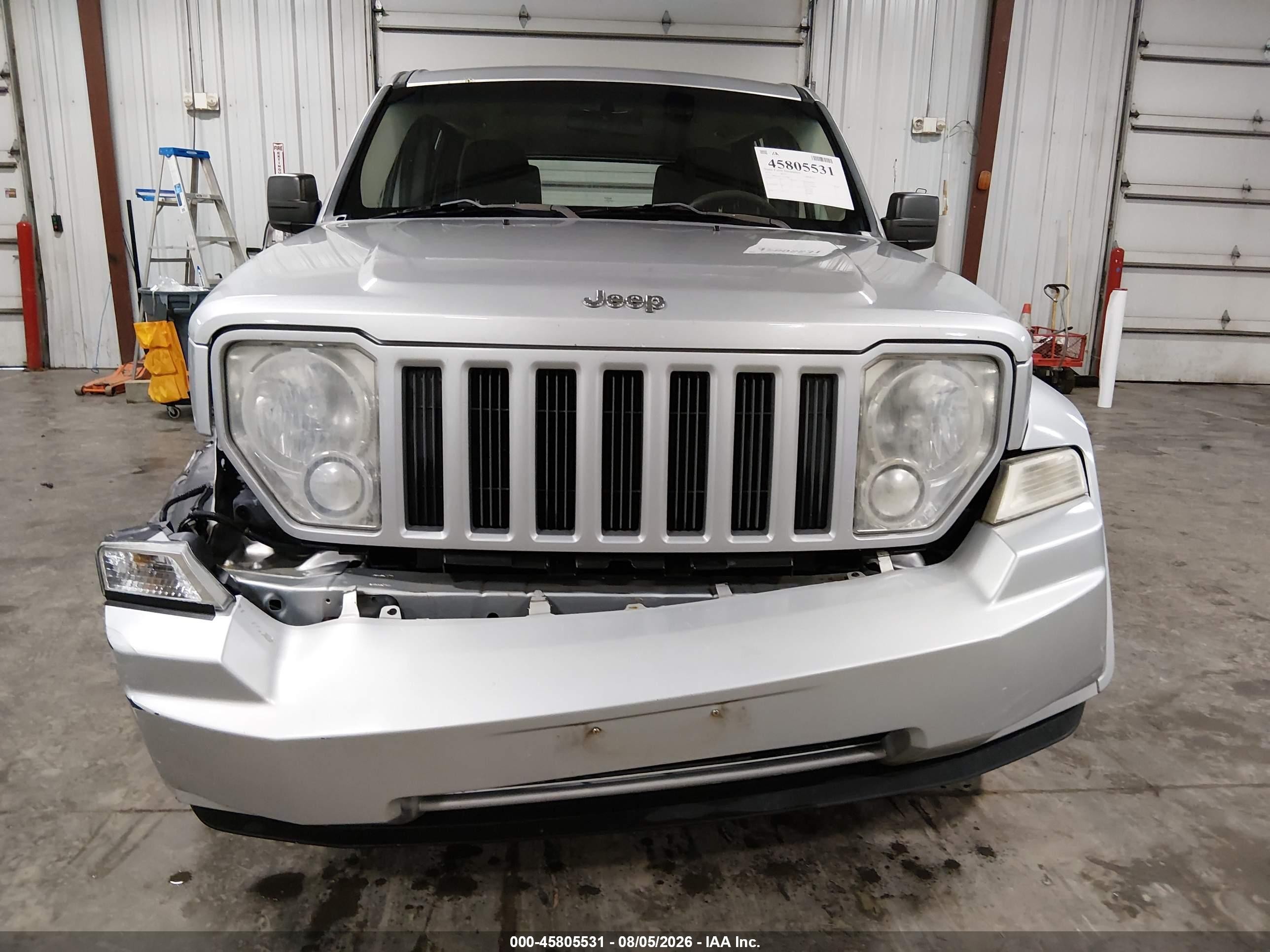 2010 Jeep Liberty Sport Silver vin: 1J4PN2GK7AW143863