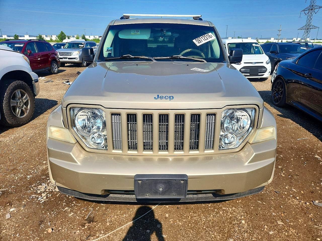 2010 Jeep Liberty Sport Tan vin: 1J4PN2GK7AW159805