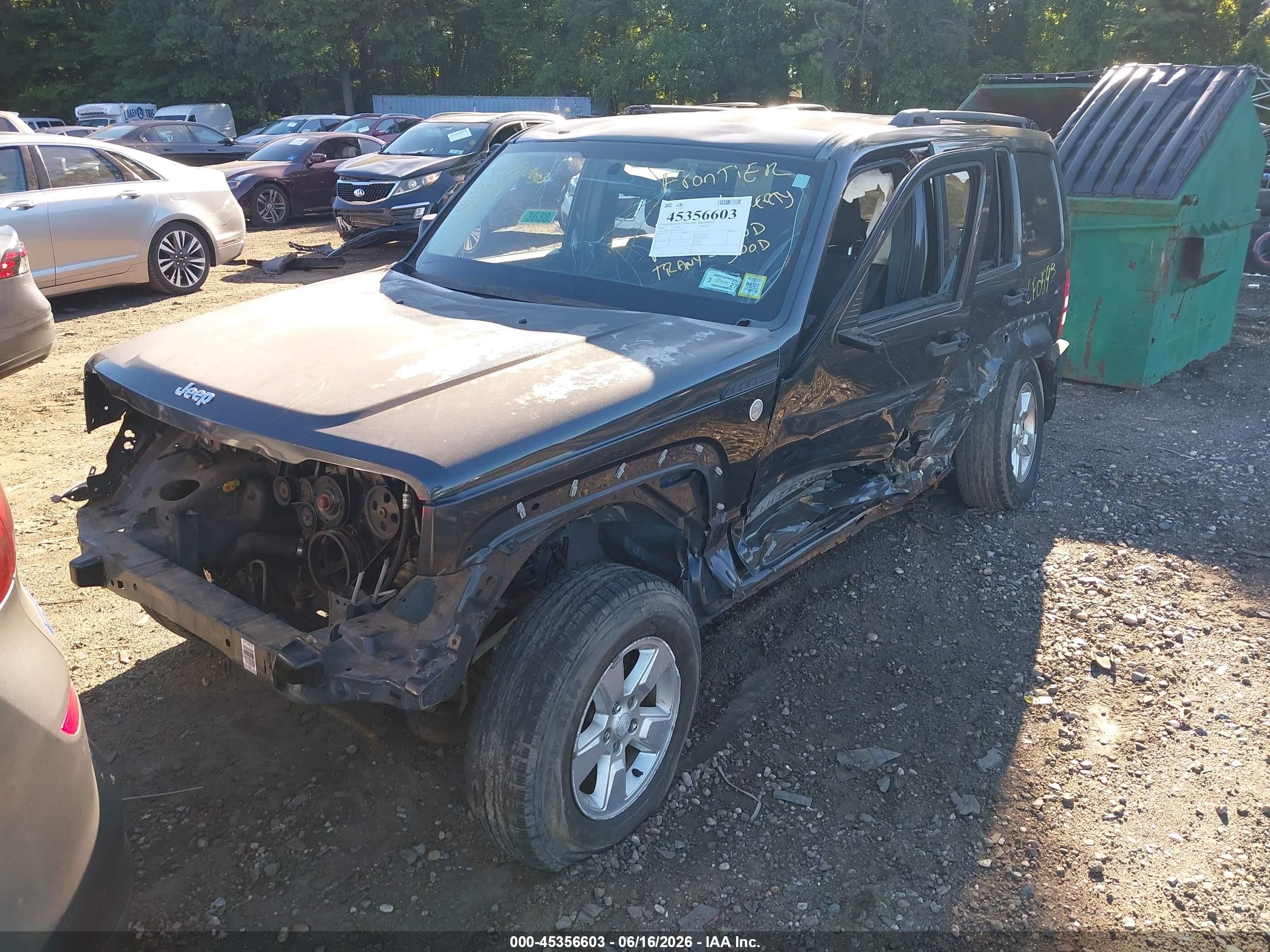 2010 Jeep Liberty Sport Gray vin: 1J4PN2GK7AW162526