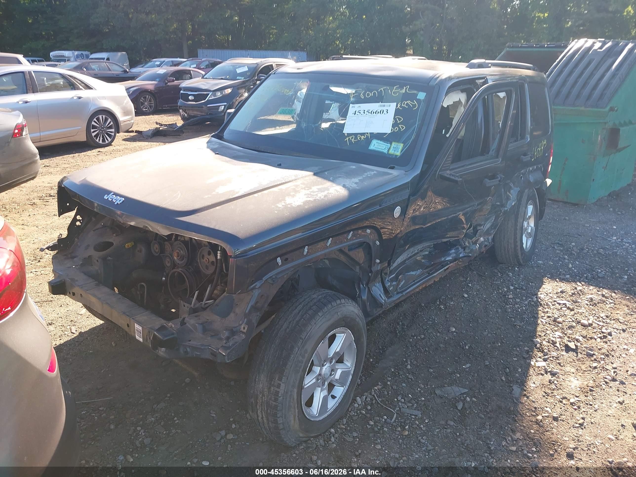 2010 Jeep Liberty Sport Gray vin: 1J4PN2GK7AW162526