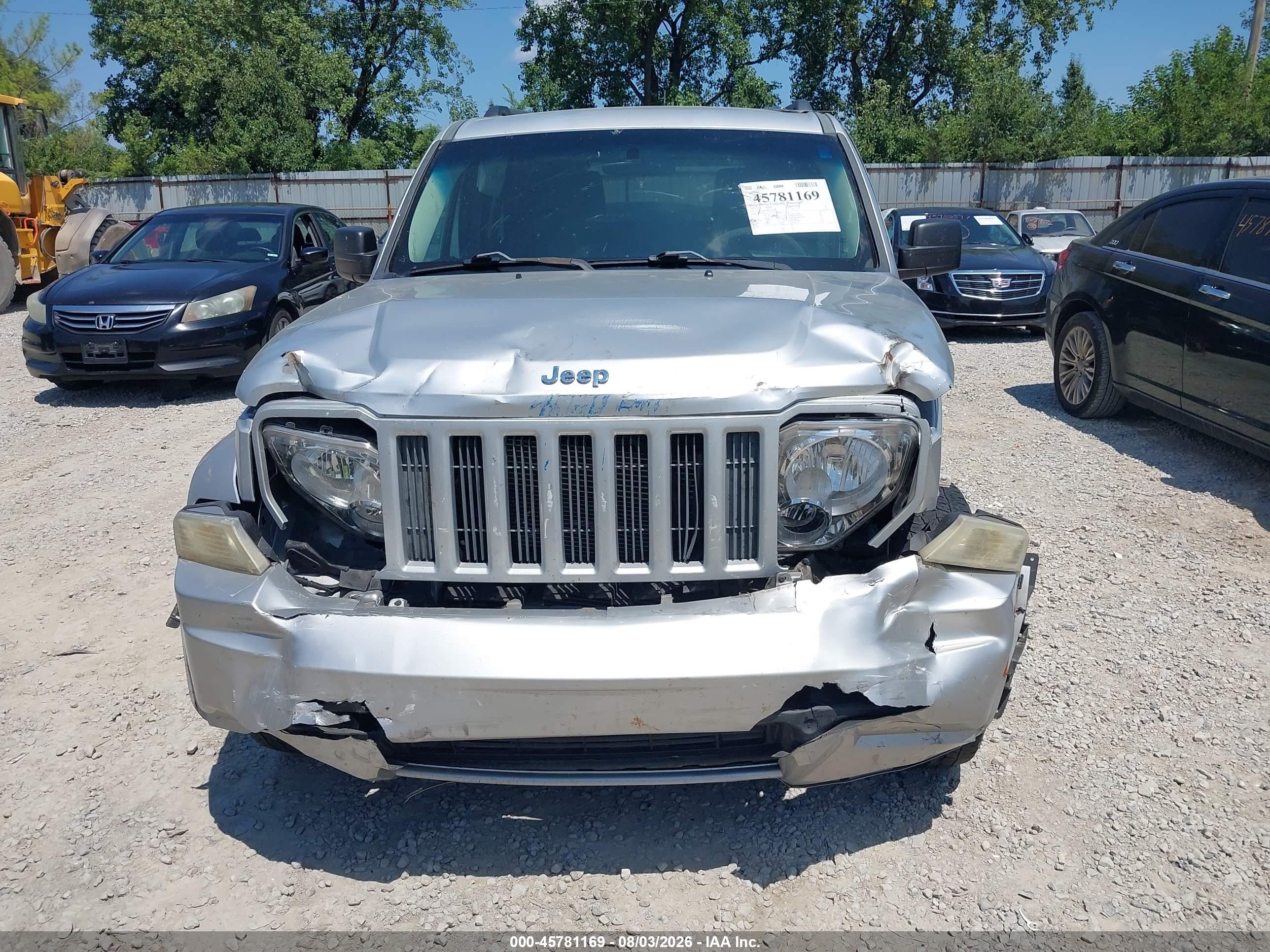 2010 Jeep Liberty Sport Silver vin: 1J4PN2GK7AW167435