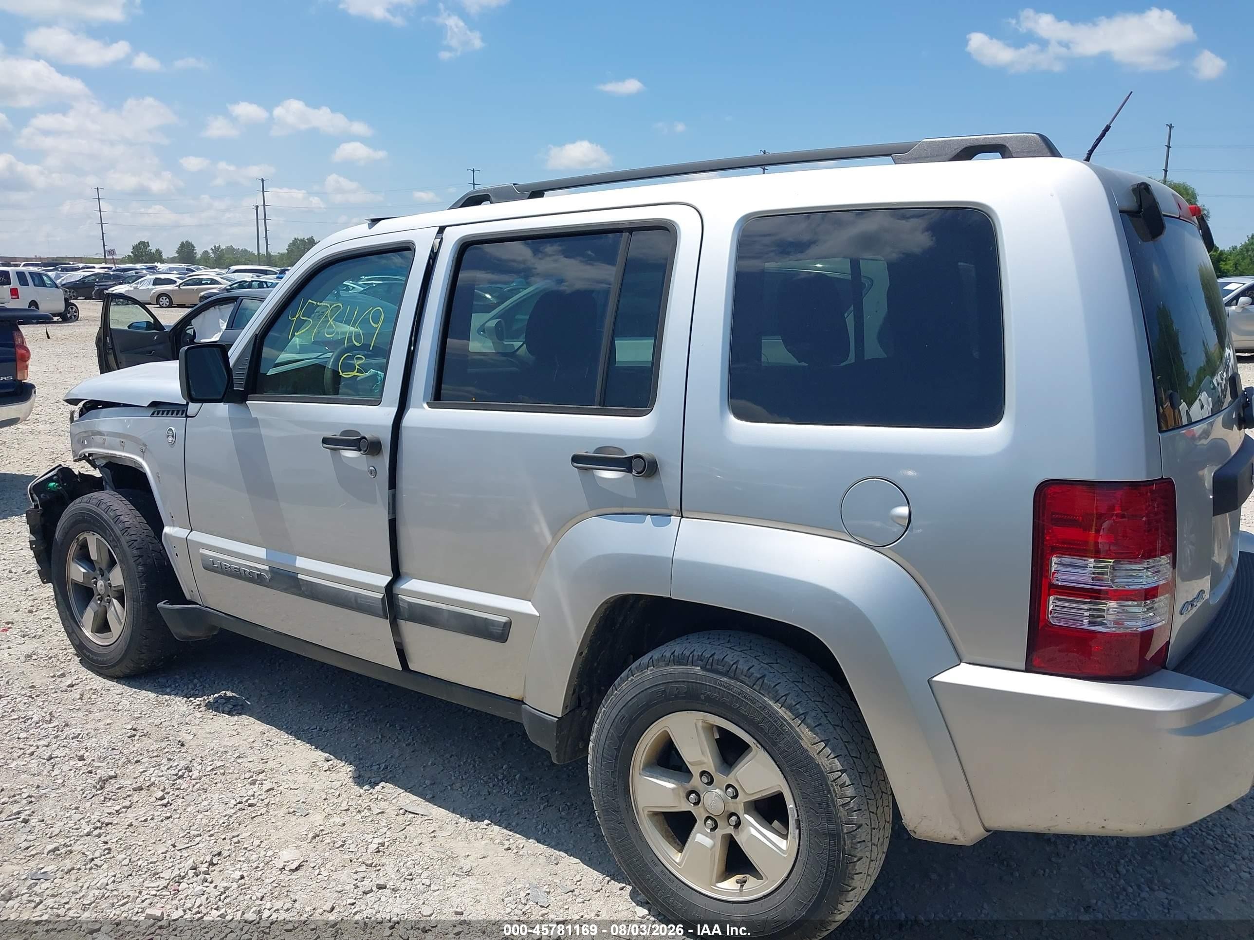 2010 Jeep Liberty Sport Silver vin: 1J4PN2GK7AW167435