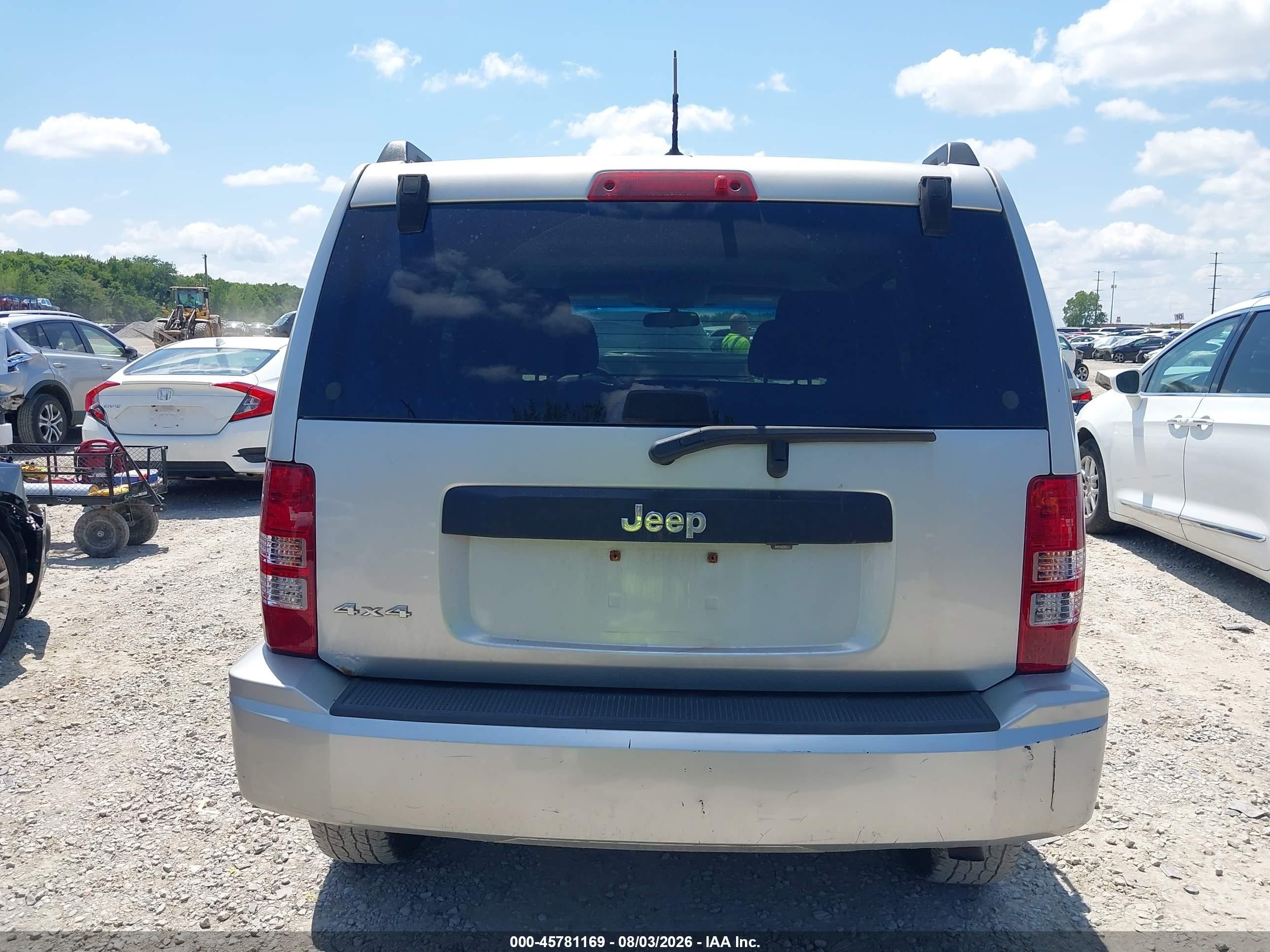 2010 Jeep Liberty Sport Silver vin: 1J4PN2GK7AW167435