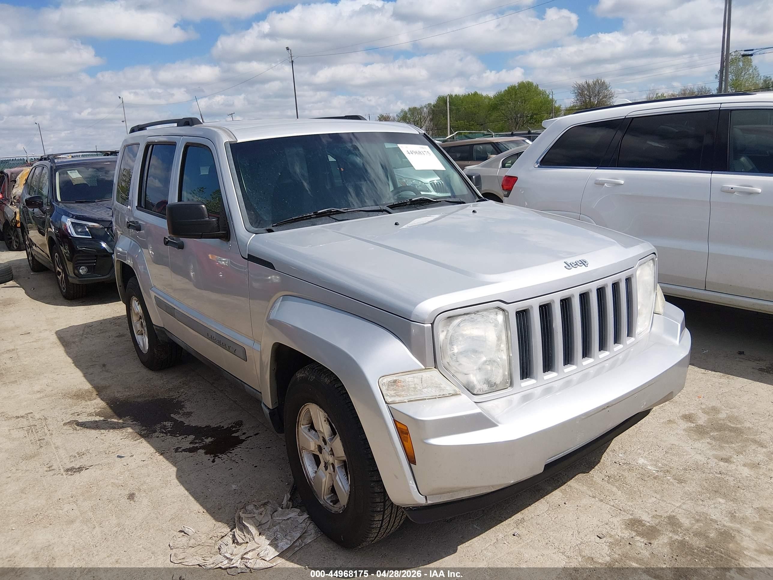 2011 Jeep Liberty Sport Silver vin: 1J4PN2GK7BW542256