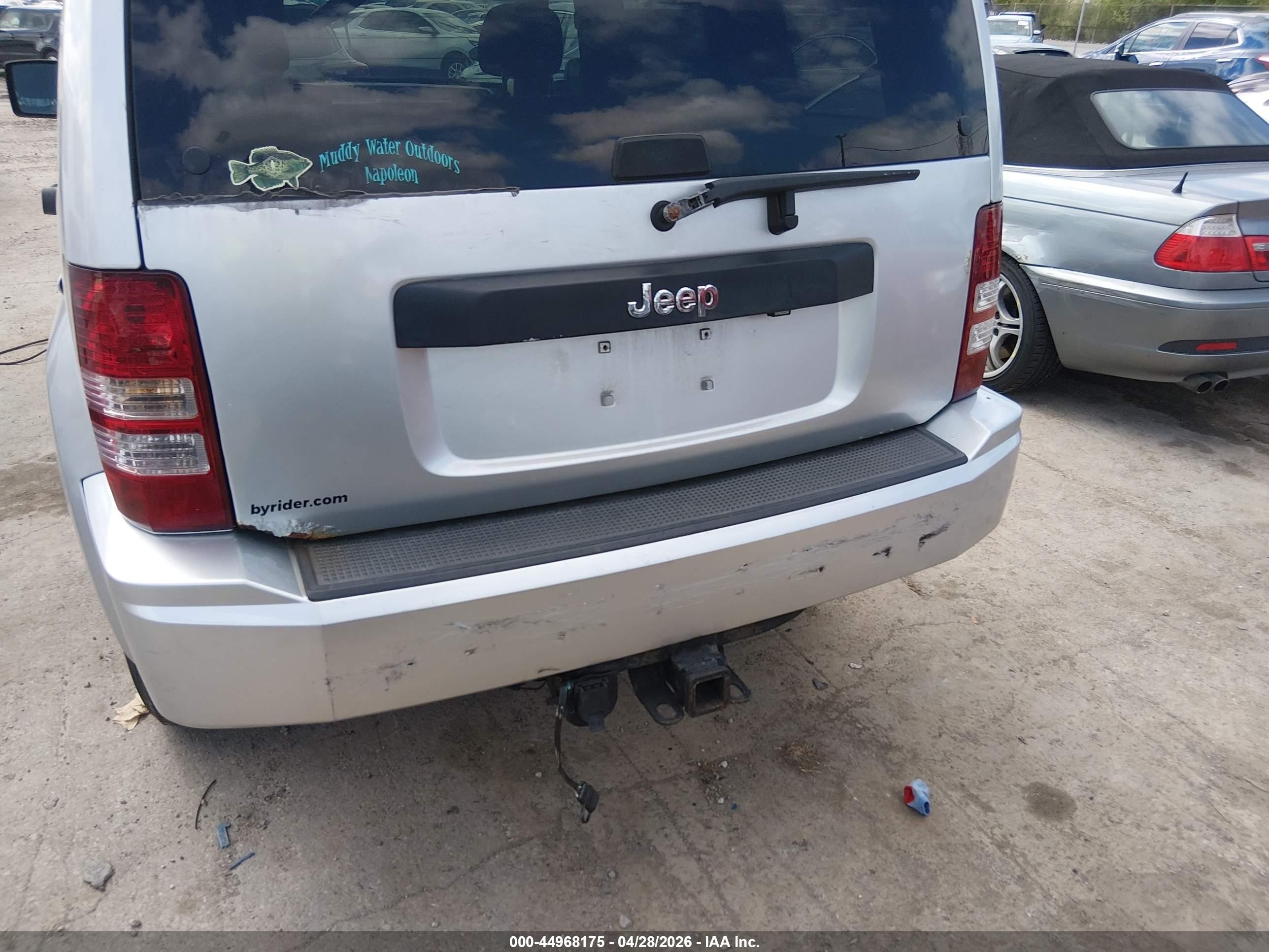 2011 Jeep Liberty Sport Silver vin: 1J4PN2GK7BW542256