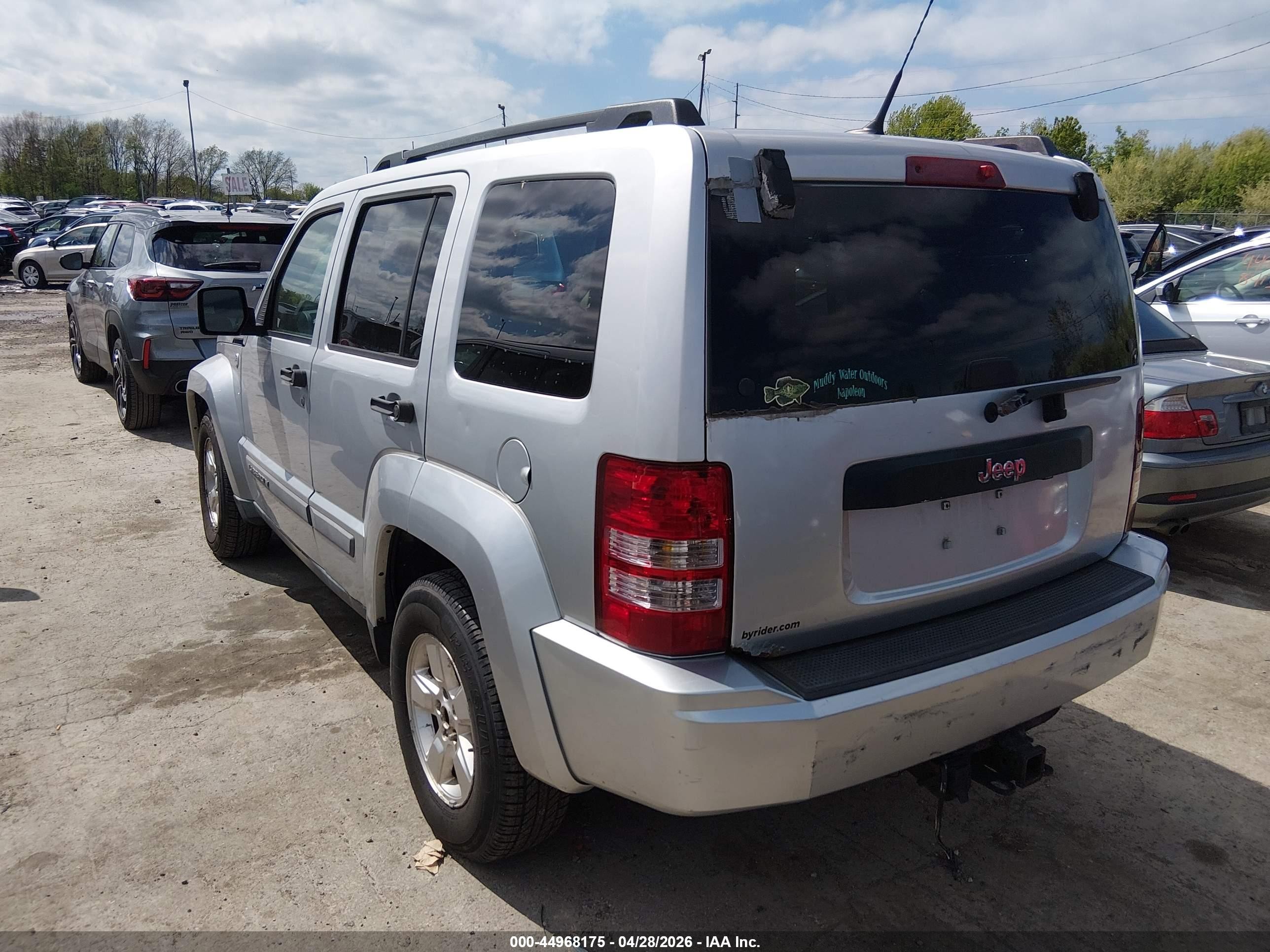 2011 Jeep Liberty Sport Silver vin: 1J4PN2GK7BW542256