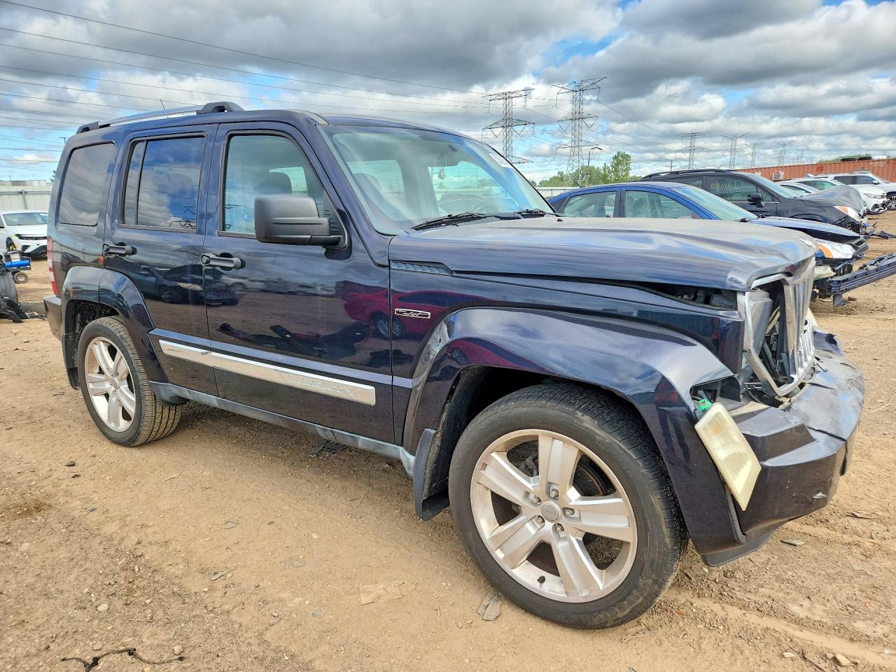 2011 Jeep Liberty Sport Синий vin: 1J4PN2GK7BW545223