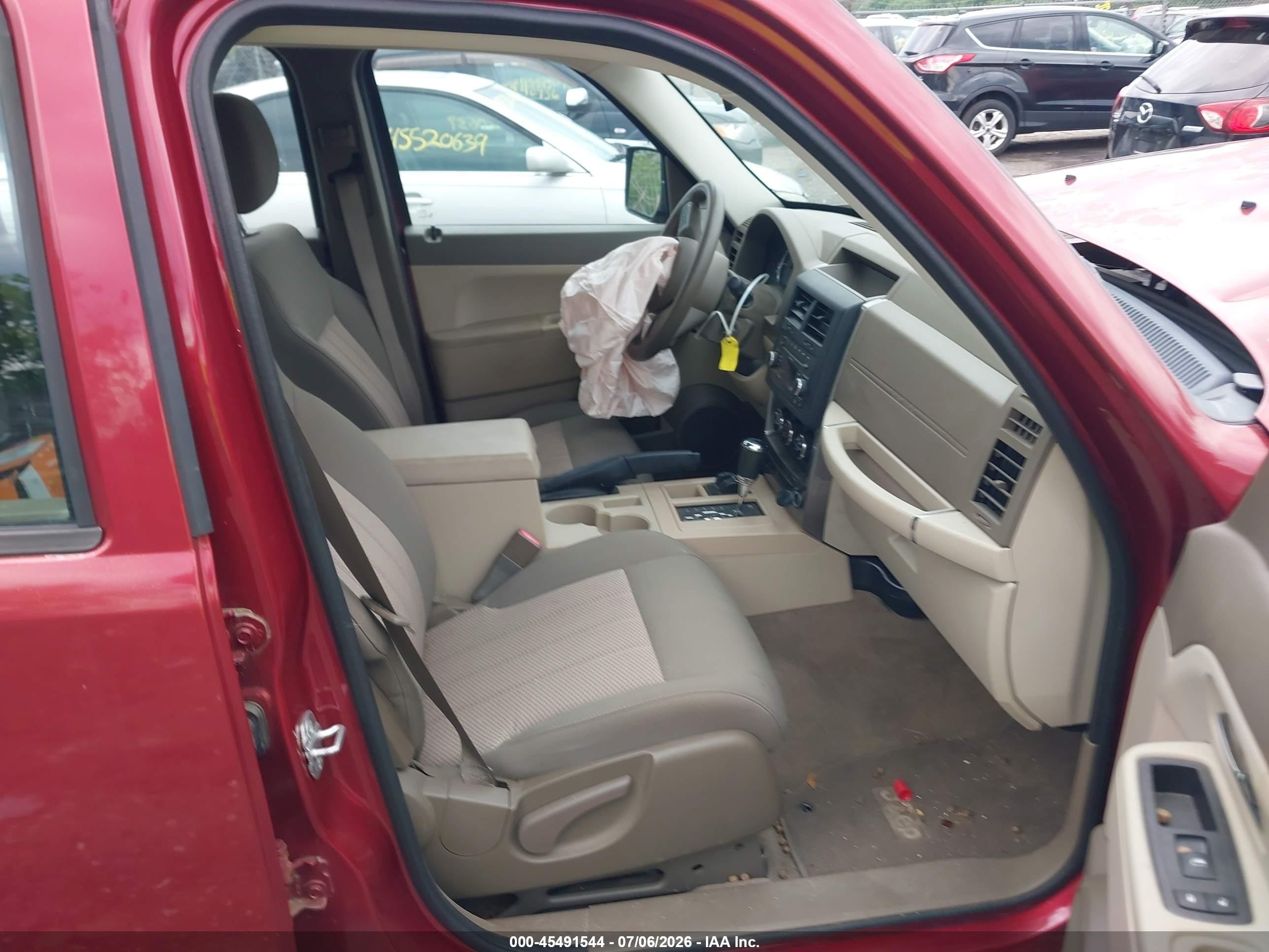 2011 Jeep Liberty Sport Red vin: 1J4PN2GK7BW577153
