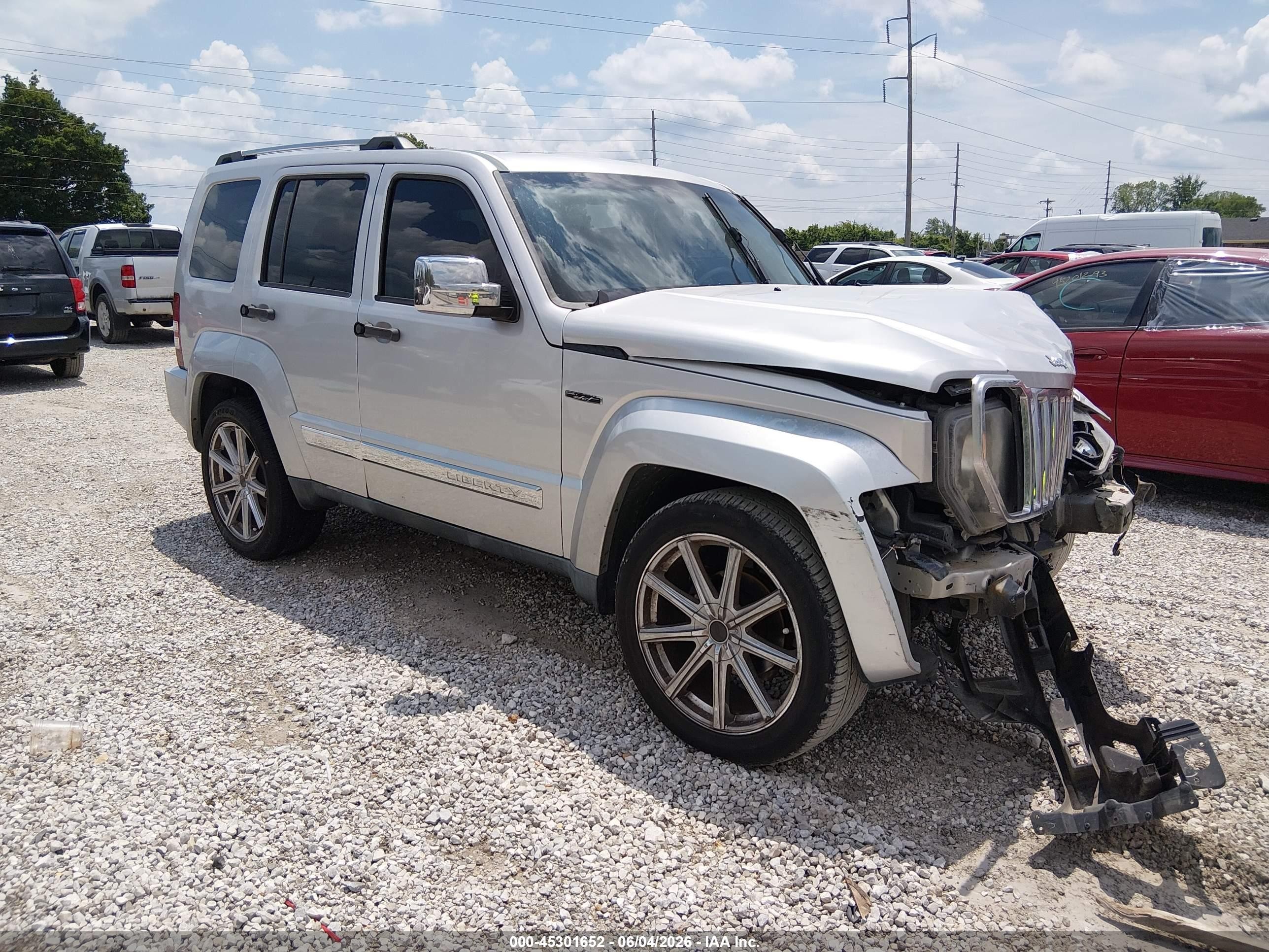 2011 Jeep Liberty Sport Silver vin: 1J4PN2GK7BW596673