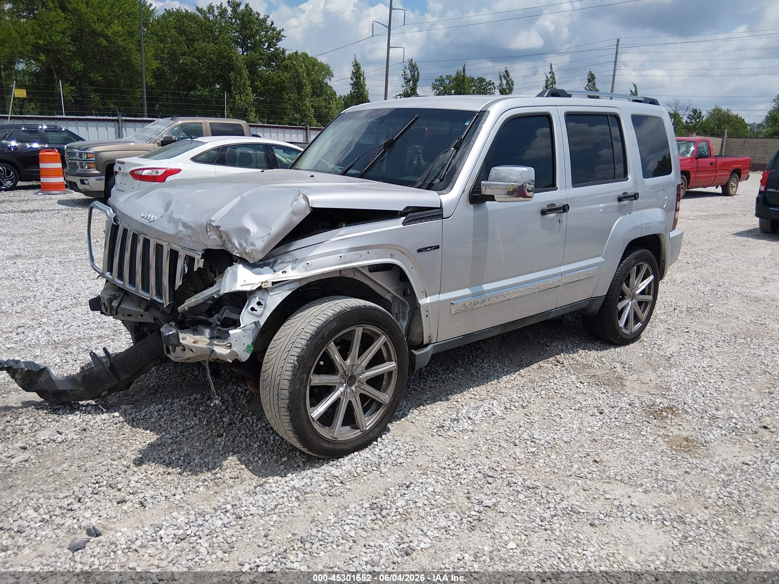 2011 Jeep Liberty Sport Silver vin: 1J4PN2GK7BW596673