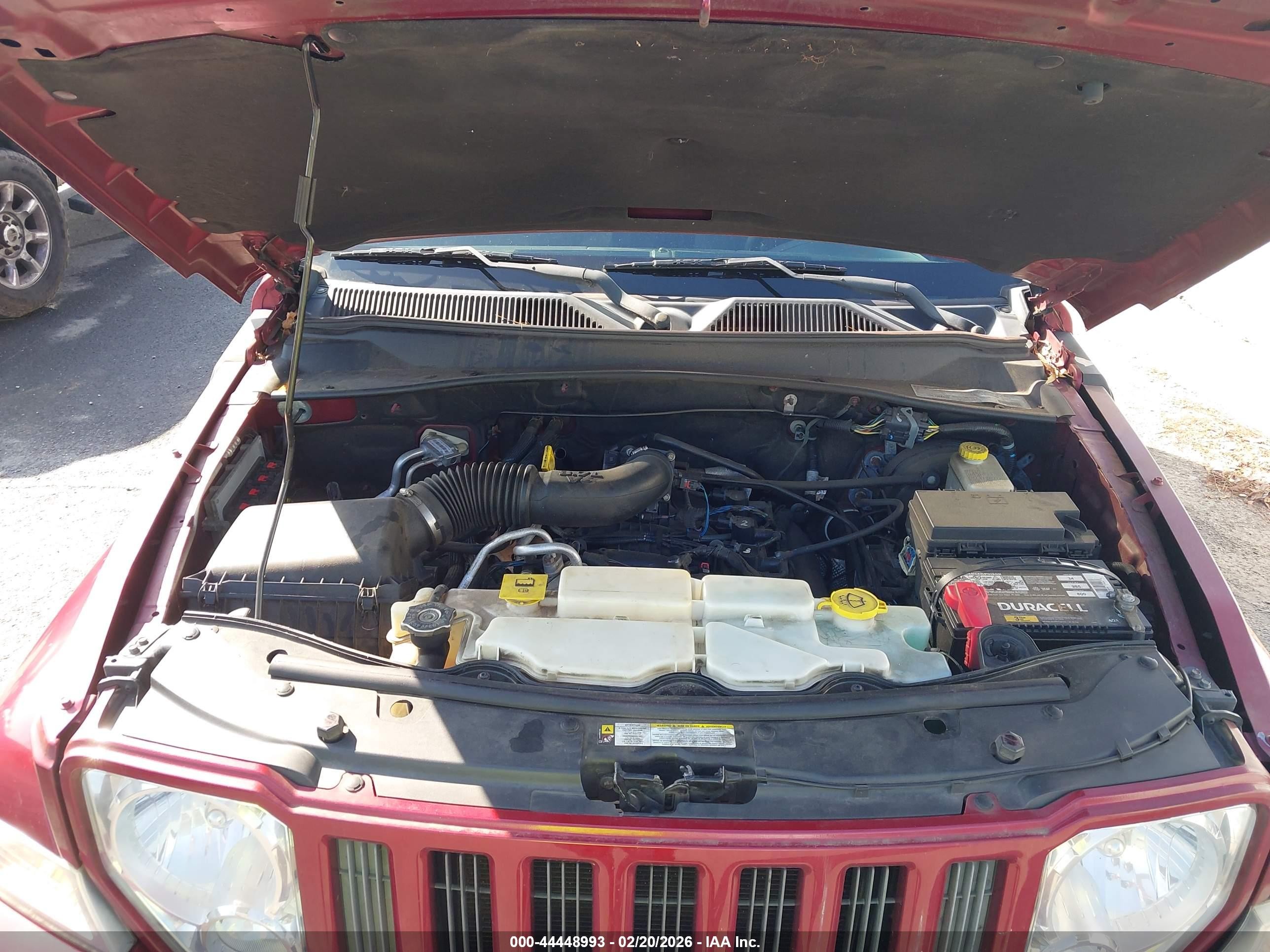 2011 Jeep Liberty Sport Red vin: 1J4PN2GK8BW523098