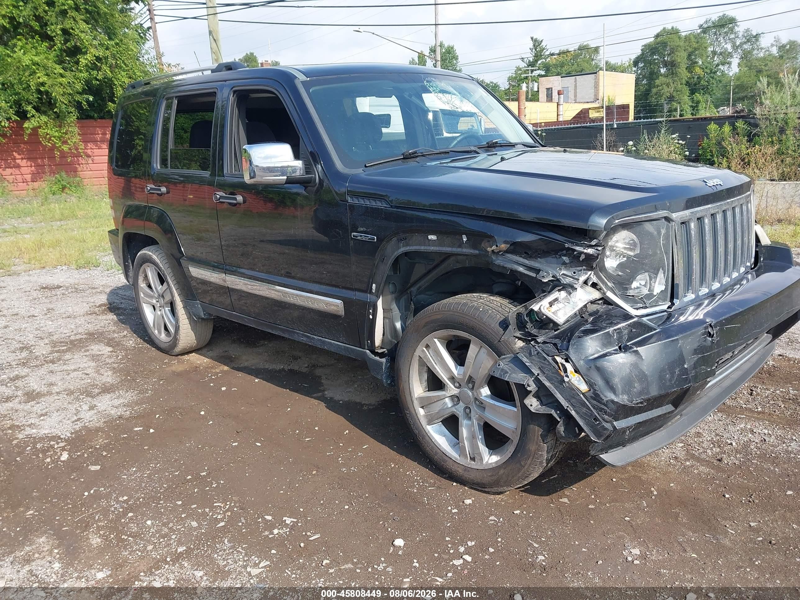 2011 Jeep Liberty Sport Black vin: 1J4PN2GK8BW555842