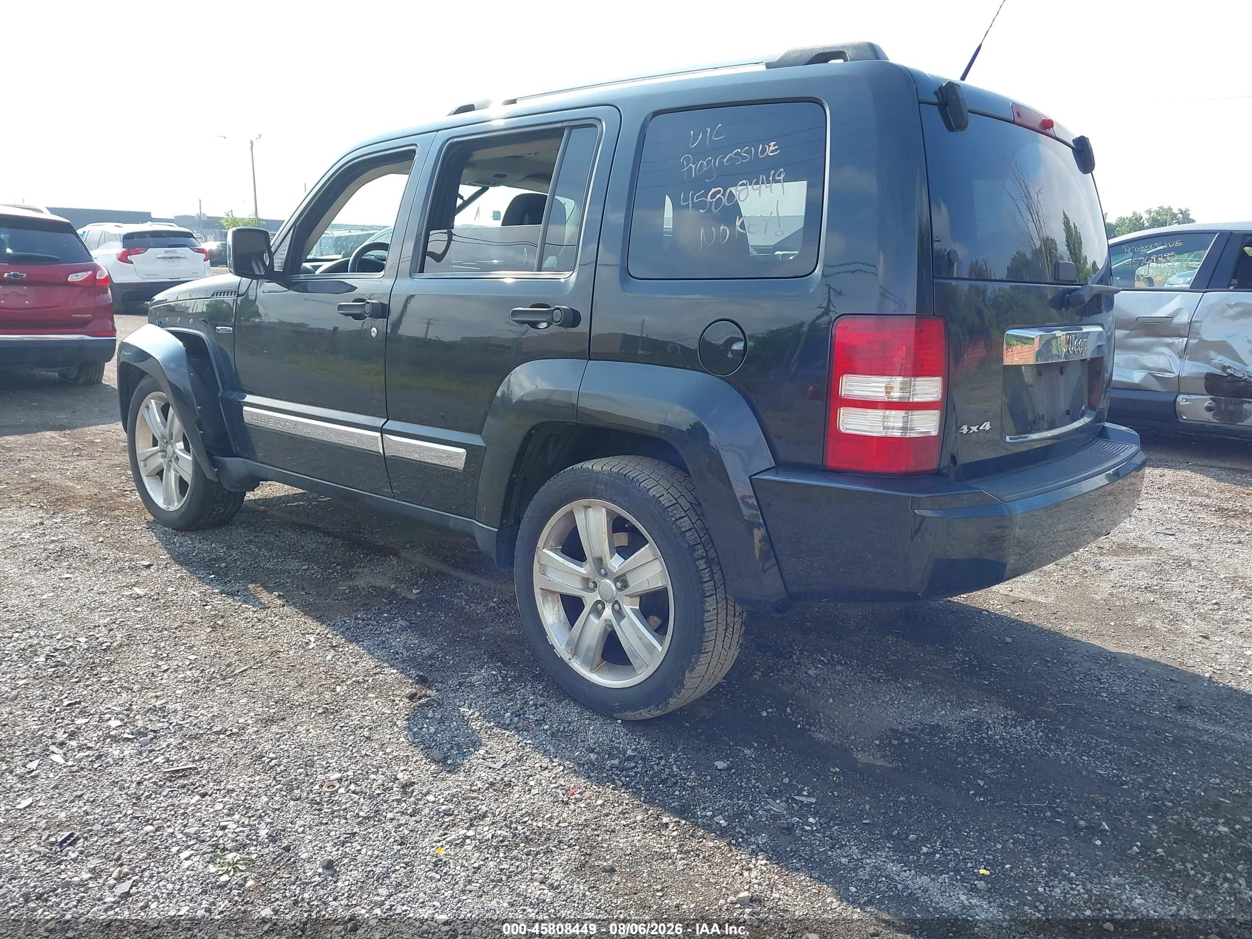 2011 Jeep Liberty Sport Черный vin: 1J4PN2GK8BW555842