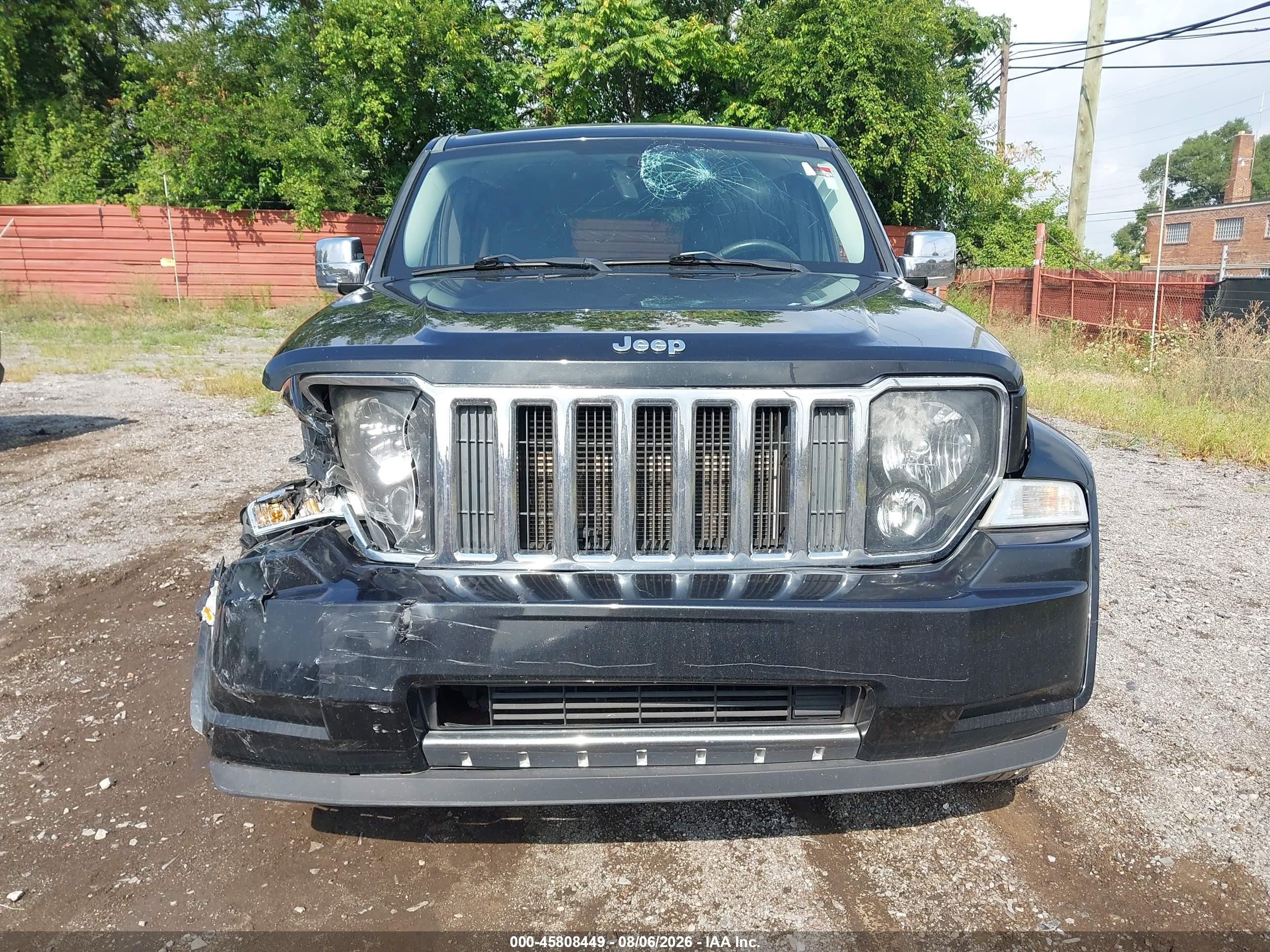 2011 Jeep Liberty Sport Черный vin: 1J4PN2GK8BW555842