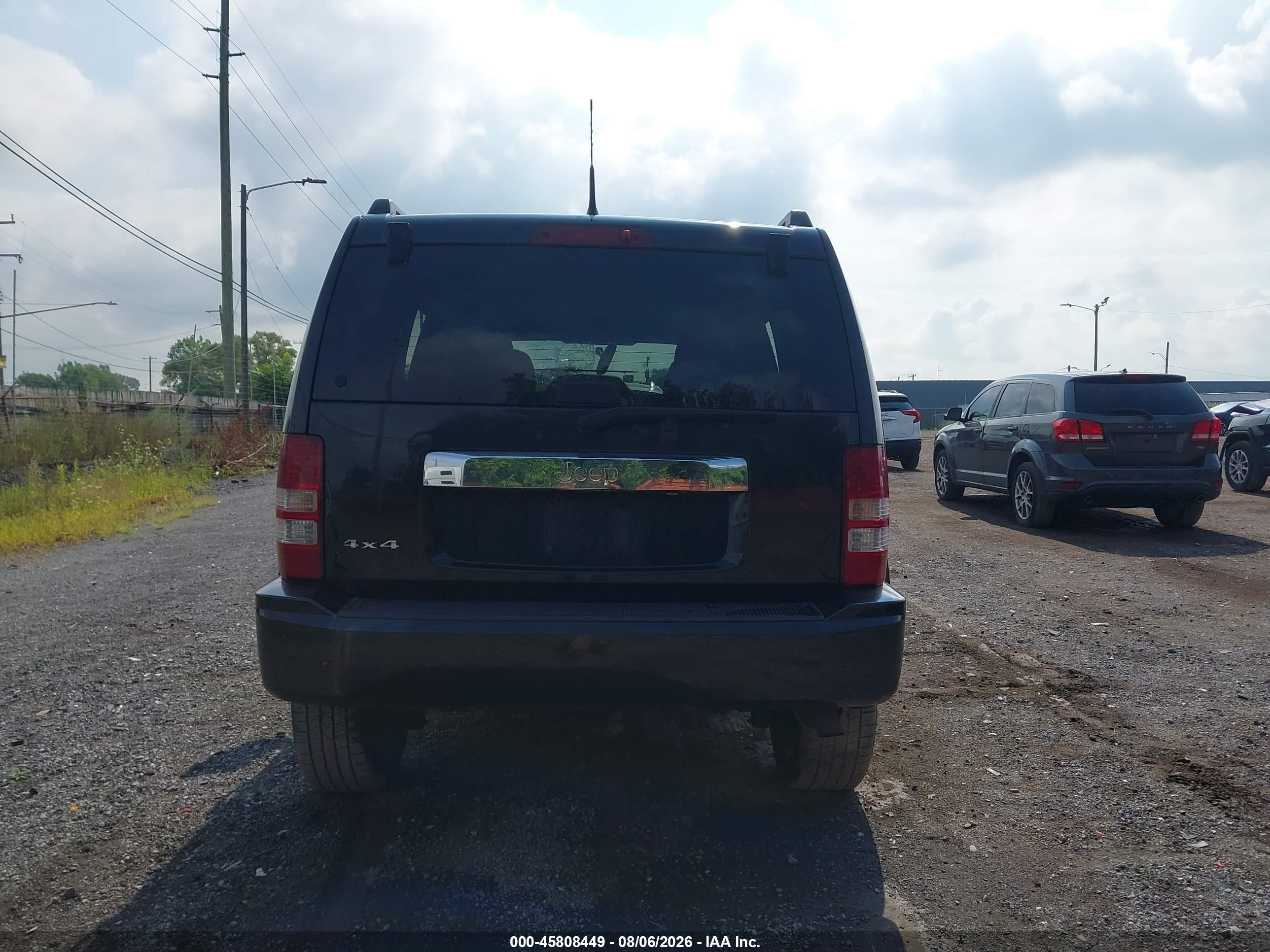 2011 Jeep Liberty Sport Черный vin: 1J4PN2GK8BW555842